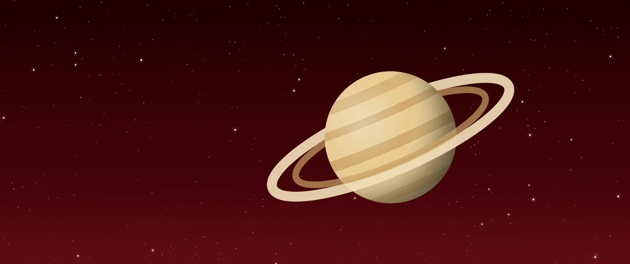 Dark Red Ringed Planet ultrawide wallpaper, 3440 × 1440