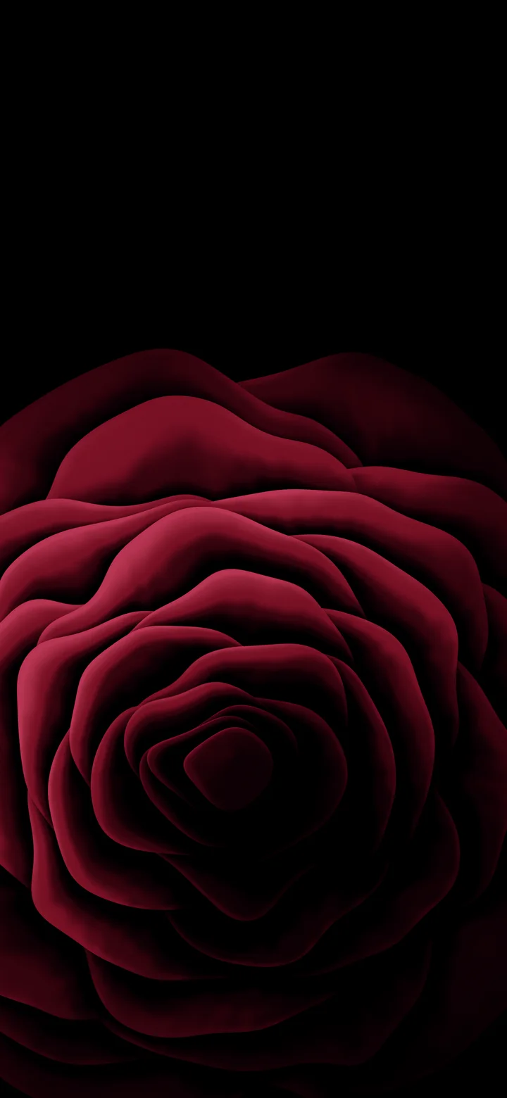 Dark Red Rose from Above wallpaper for iPhone and Android