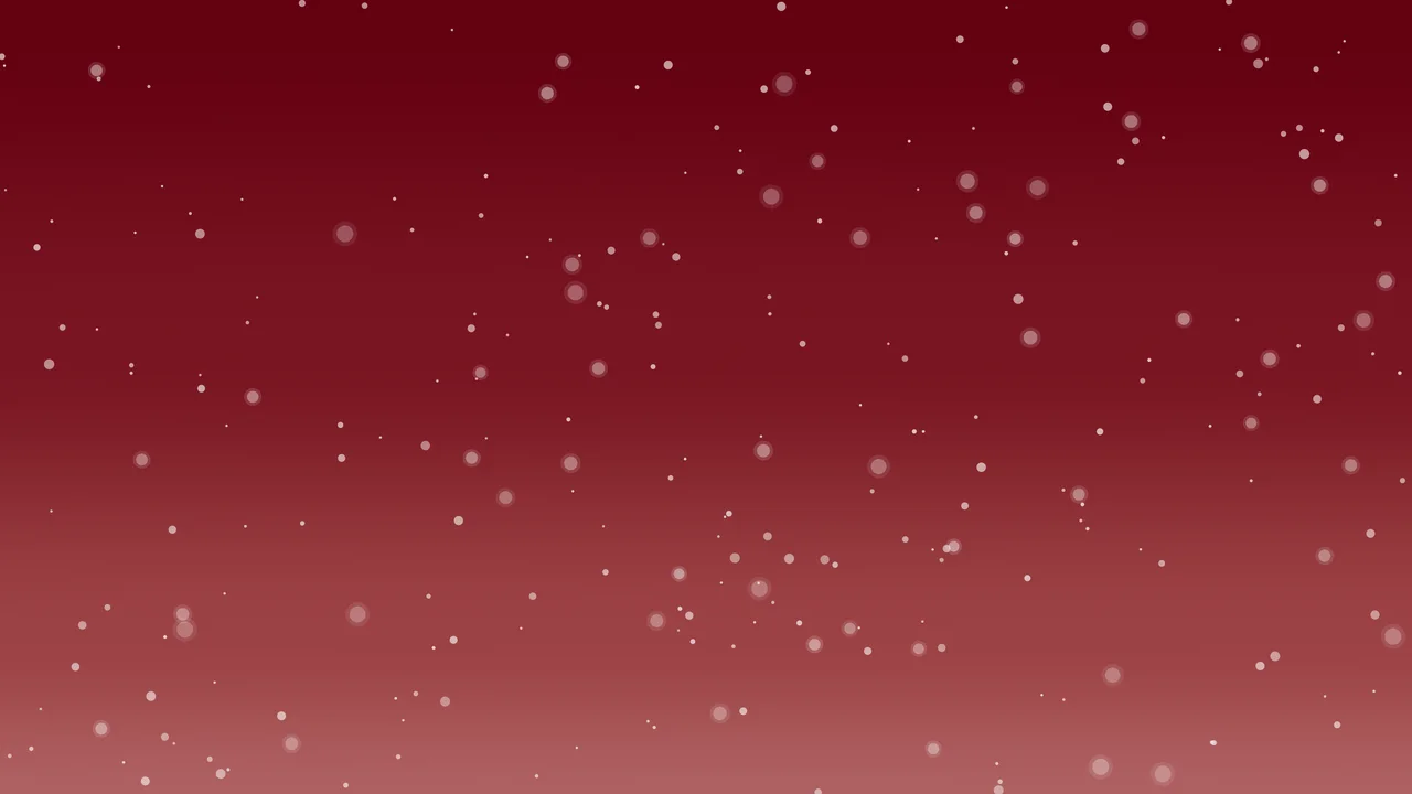 Dark Red Snowfall desktop wallpaper in 4K