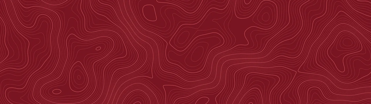 Dark Red Topographic Line dual monitor wallpaper, 7680 × 2160