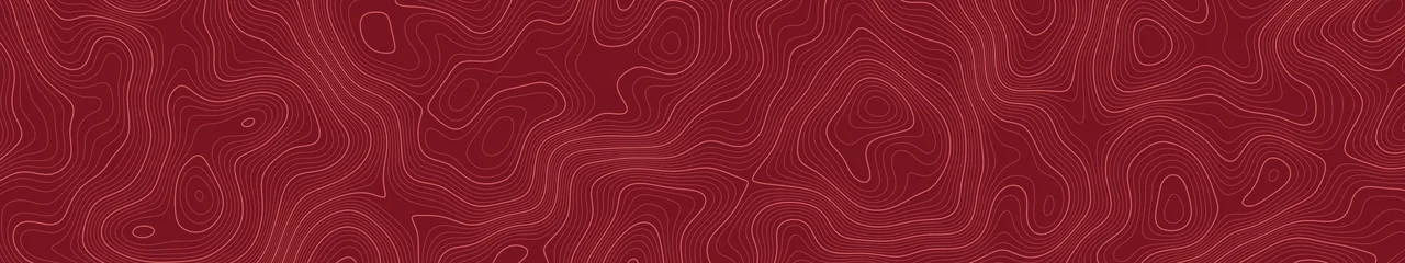 Dark Red Topographic Line triple monitor wallpaper, 7680 × 1440