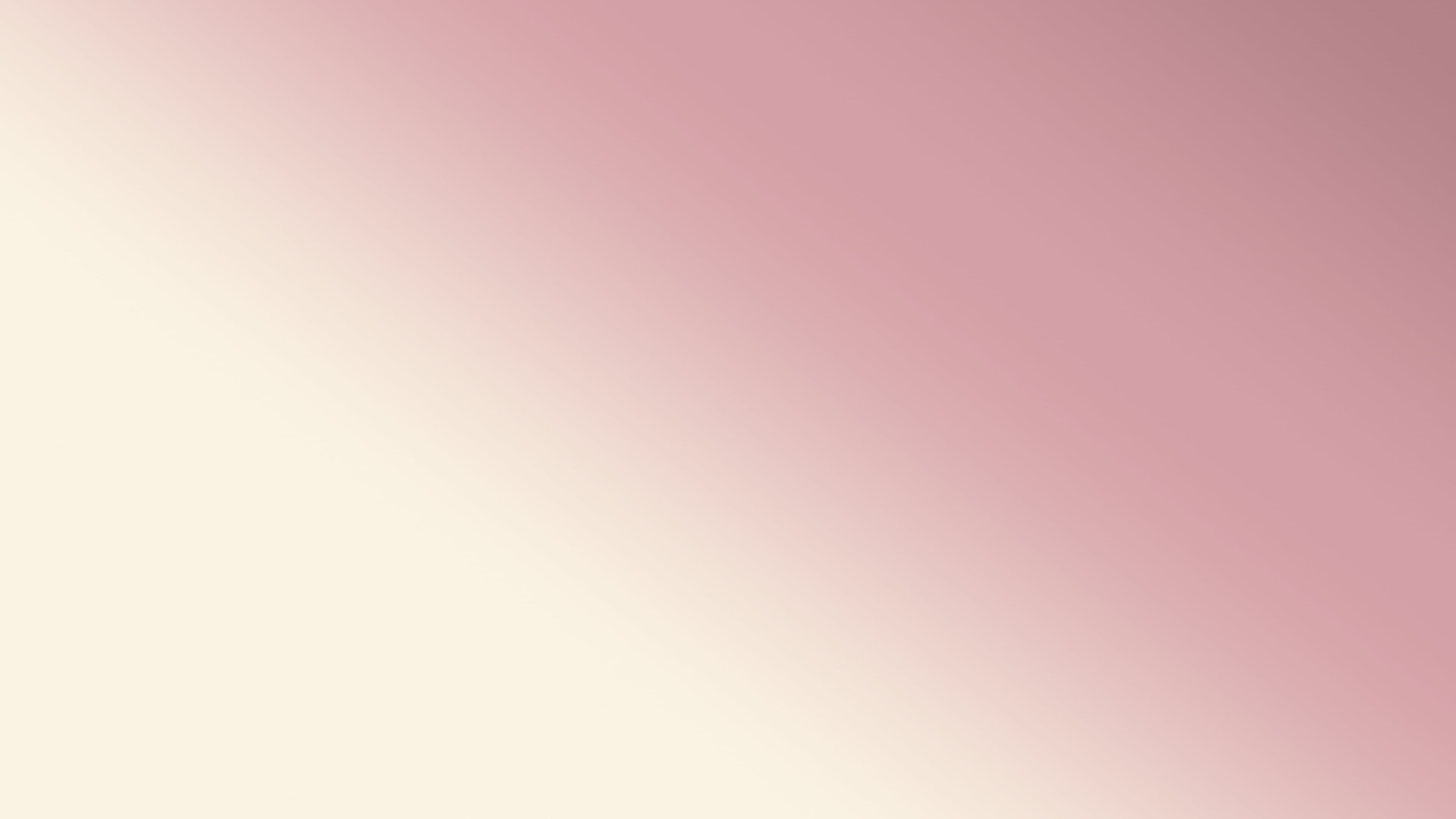 Dusty Rose and Cream Diagonal Ombre Gradient desktop wallpaper in 4K