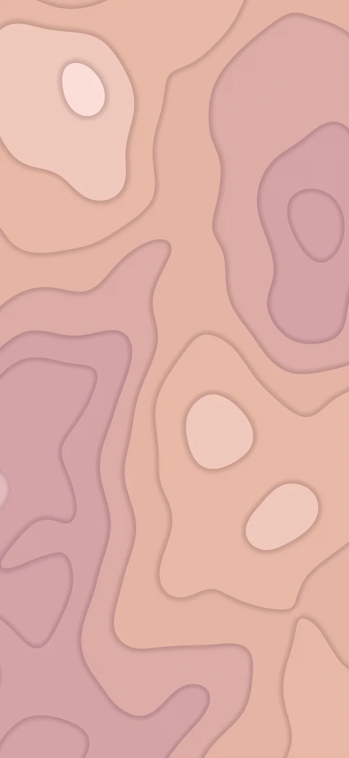 Dusty Rose Layered Topographic wallpaper for iPhone and Android