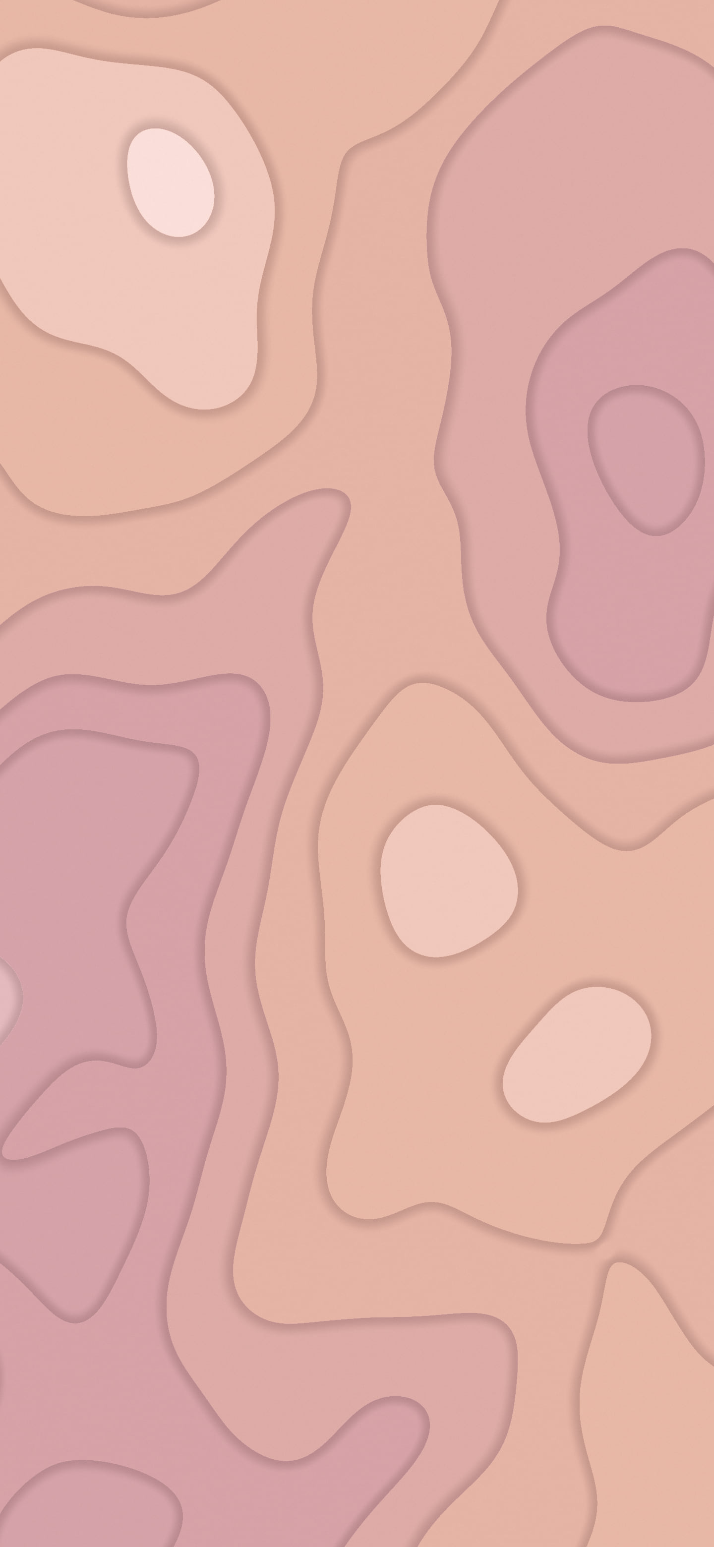 Dusty Rose Layered Topographic wallpaper for iPhone and Android