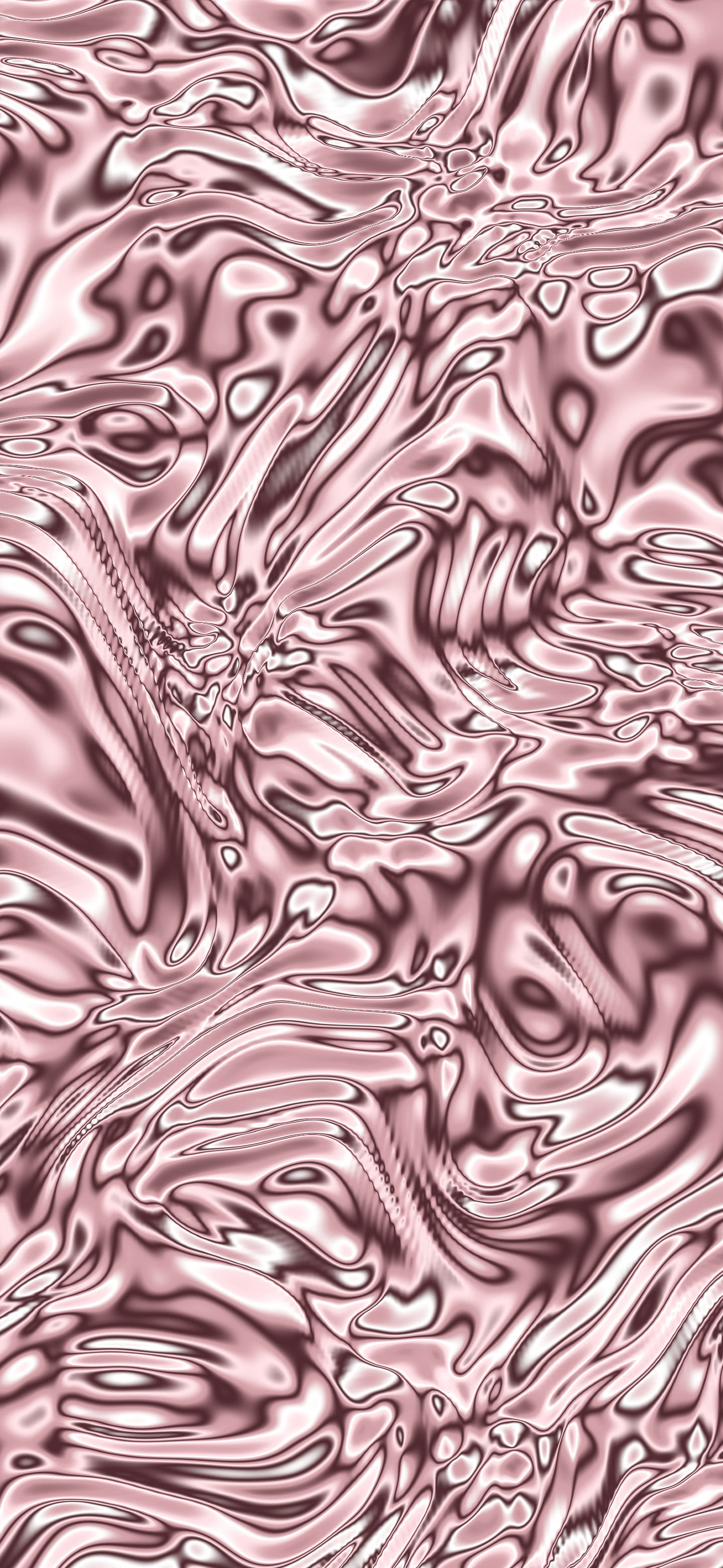 Dusty Rose Liquid Chrome wallpaper for iPhone and Android