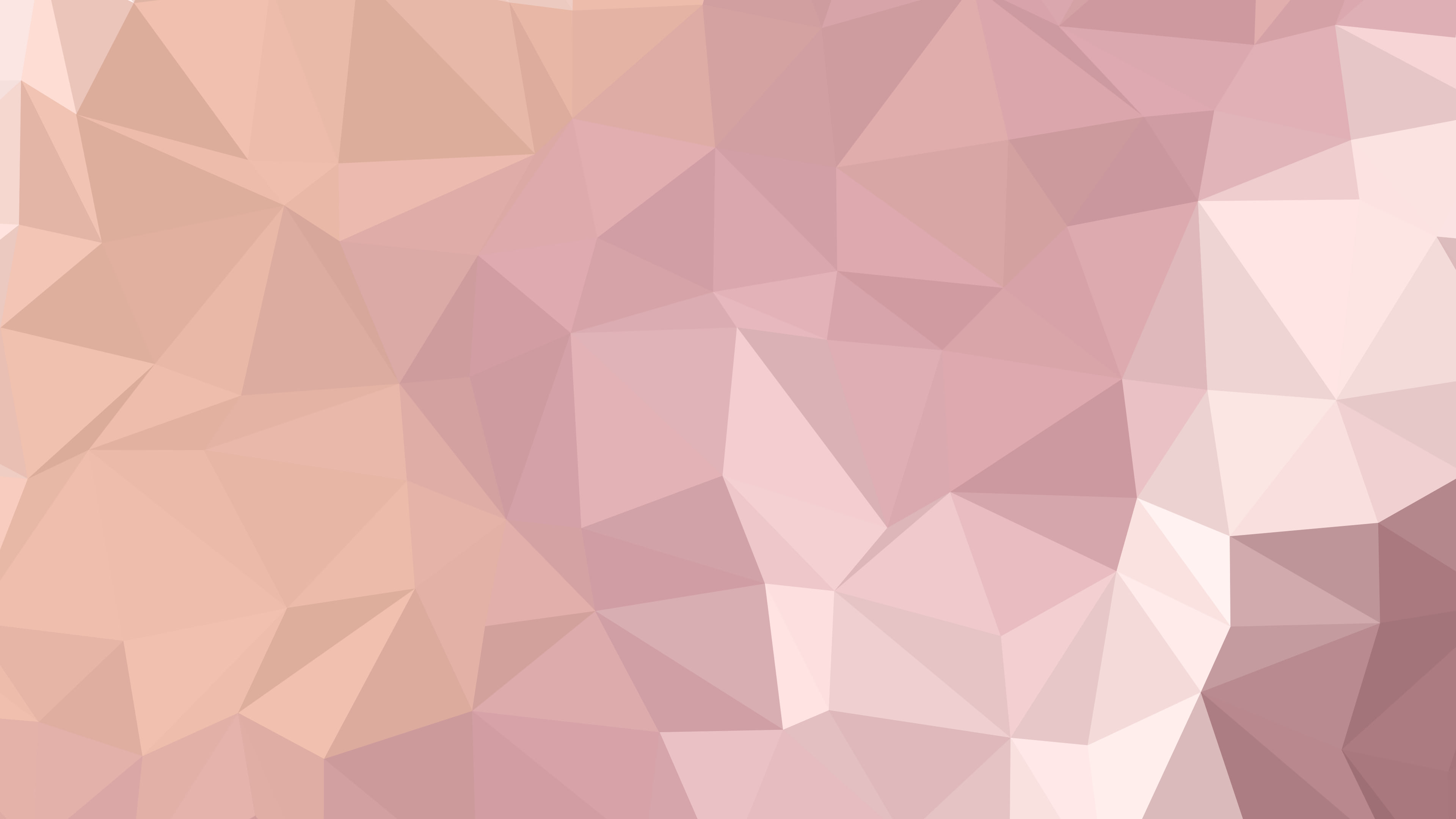 Dusty Rose Low Poly desktop wallpaper in 4K