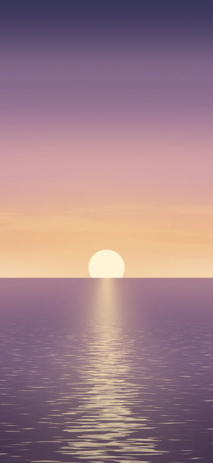 Dusty Rose Ocean Sunset wallpaper for iPhone and Android