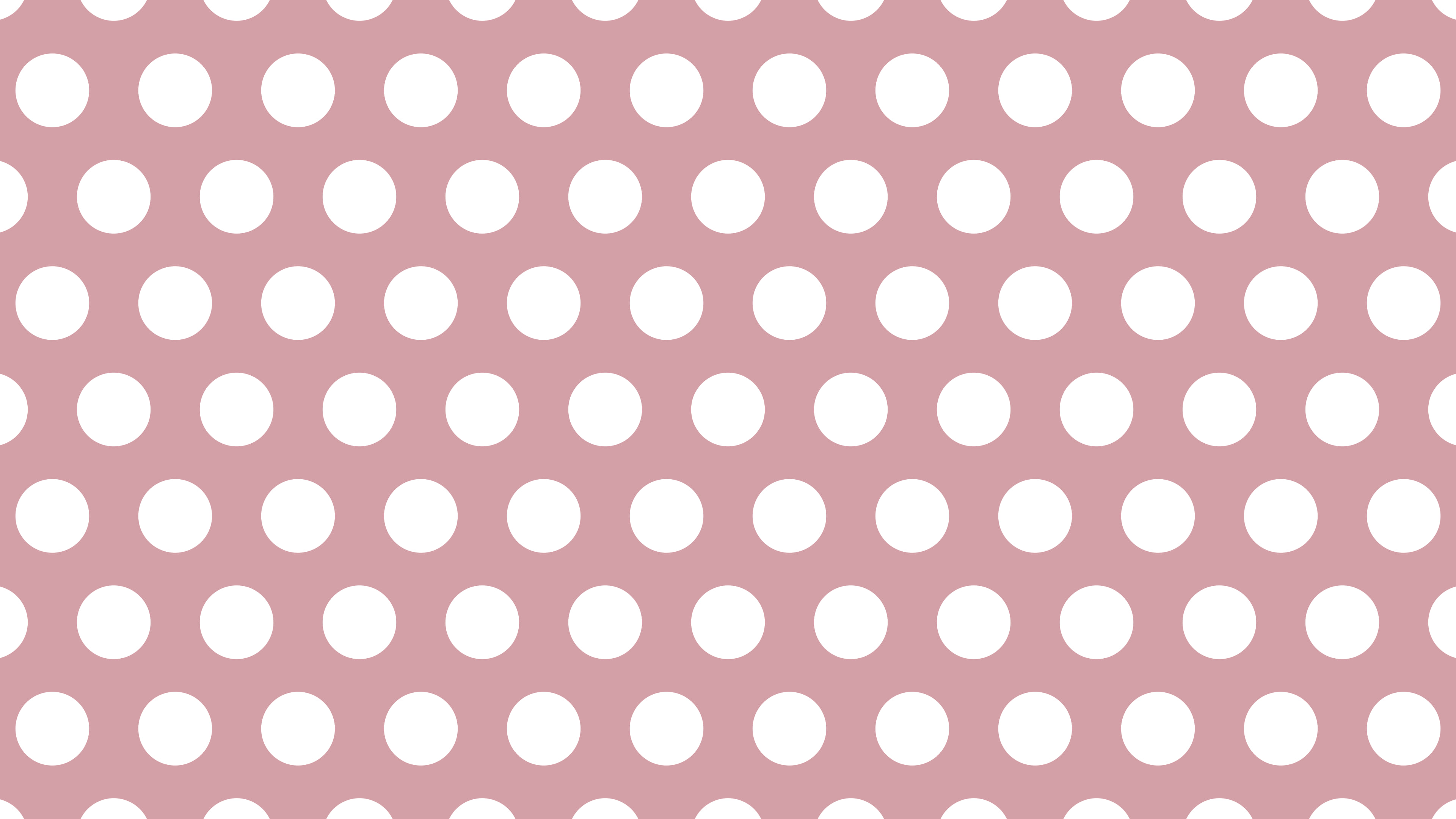 Dusty Rose Polka Dot desktop wallpaper in 4K