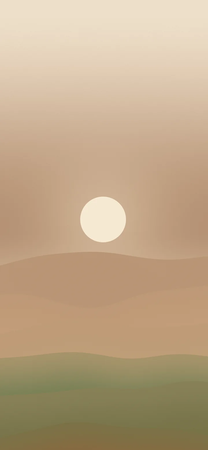 Earth Tone Minimalist Desert Dunes wallpaper for iPhone and Android