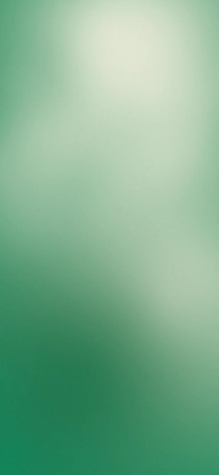Emerald and Cream Dreamy Aura Gradient wallpaper for iPhone and Android