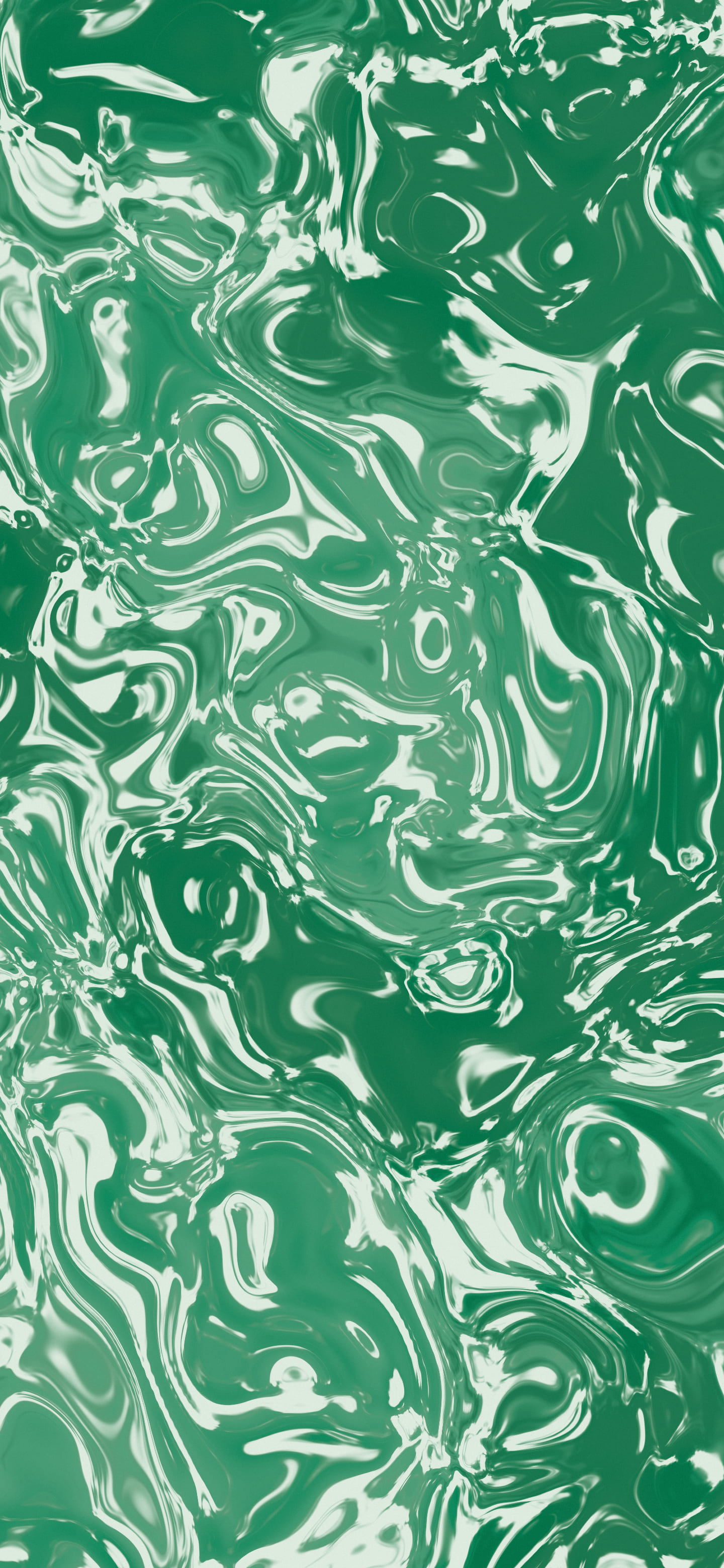 Emerald and Cream Liquid Marble wallpaper for iPhone and Android