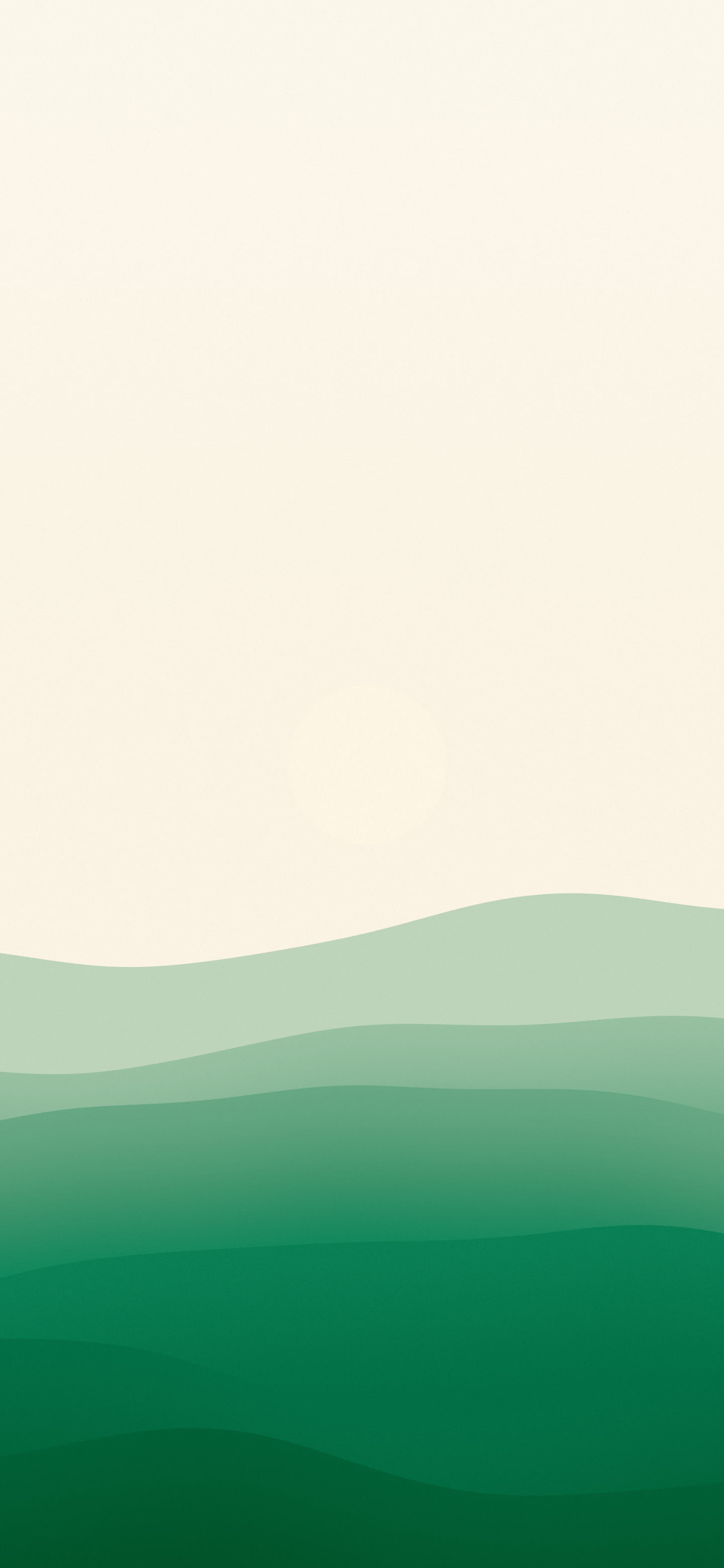Emerald and Cream Minimalist Desert Dunes wallpaper for iPhone and Android