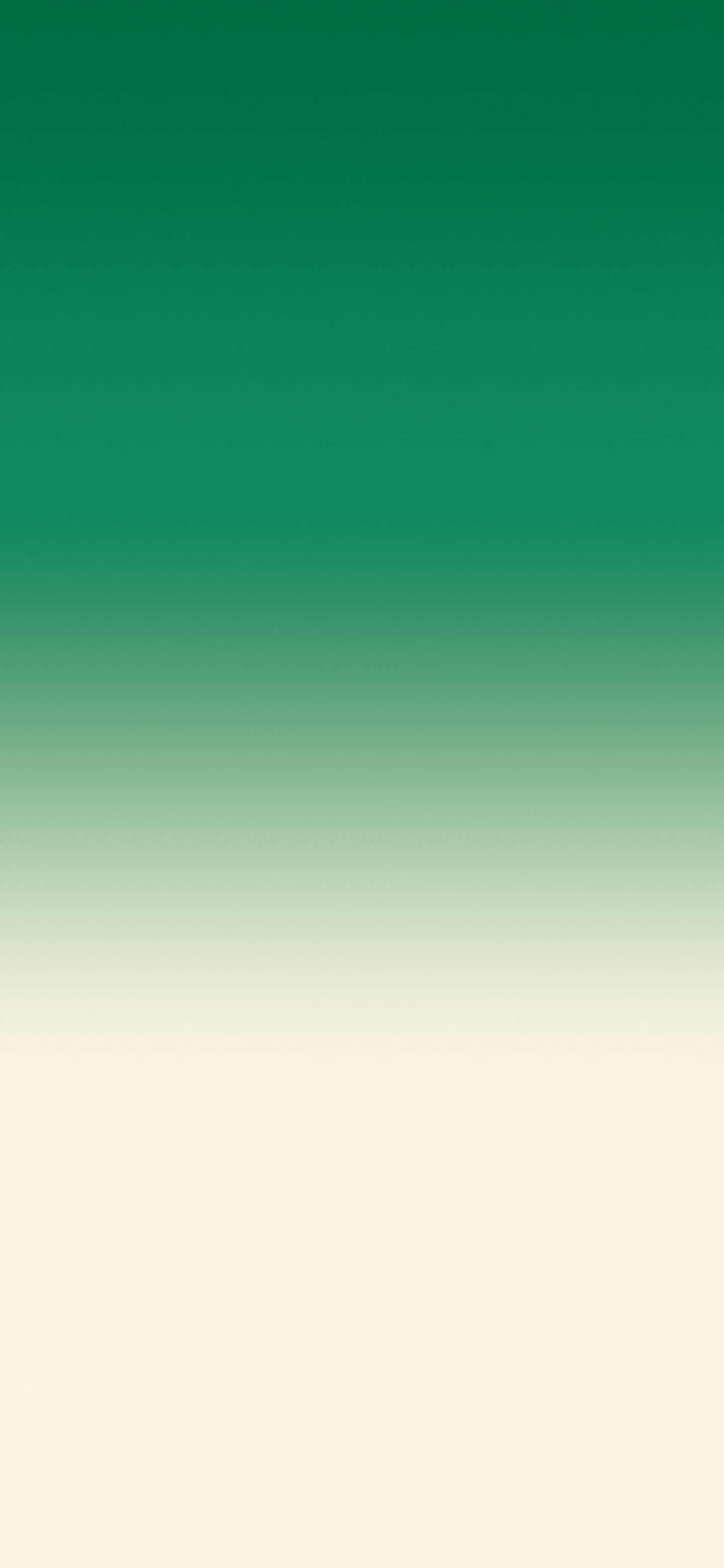 Emerald and Cream Ombre Gradient wallpaper for iPhone and Android