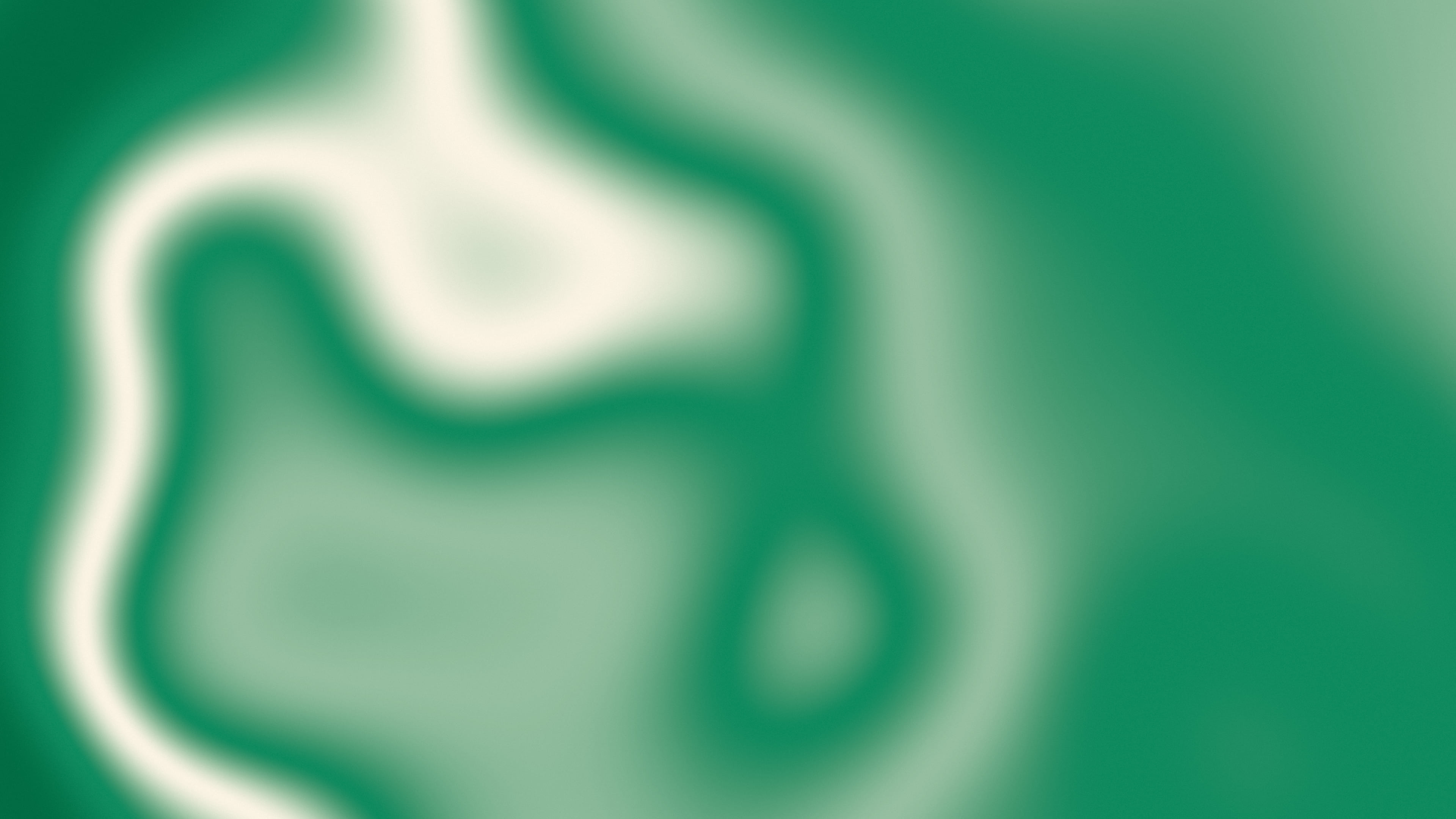 Emerald and Cream Silky Gradient desktop wallpaper in 4K