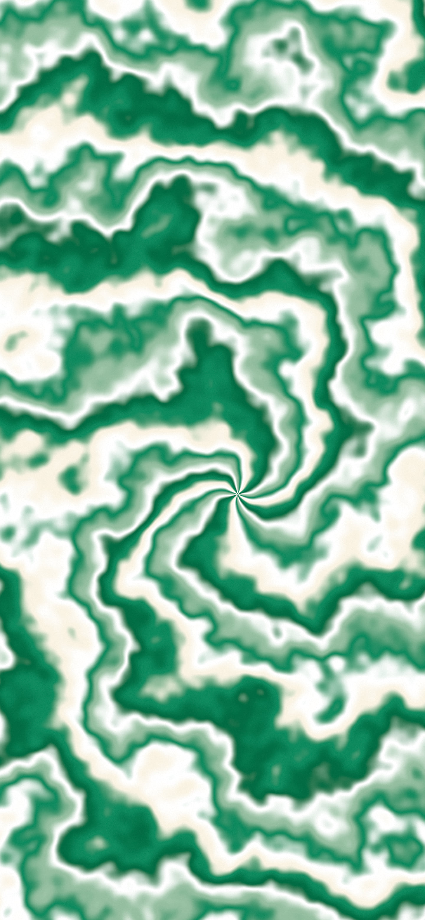 Emerald and Cream Spiral Tie Dye wallpaper for iPhone and Android