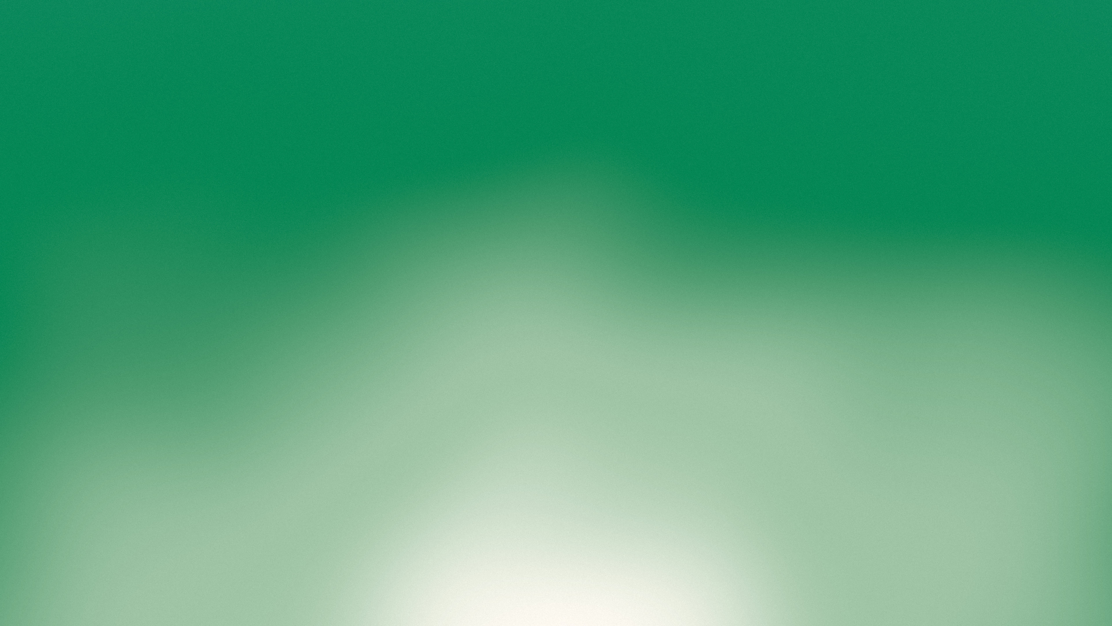 Emerald and Cream Sunrise Aura Gradient desktop wallpaper in 4K