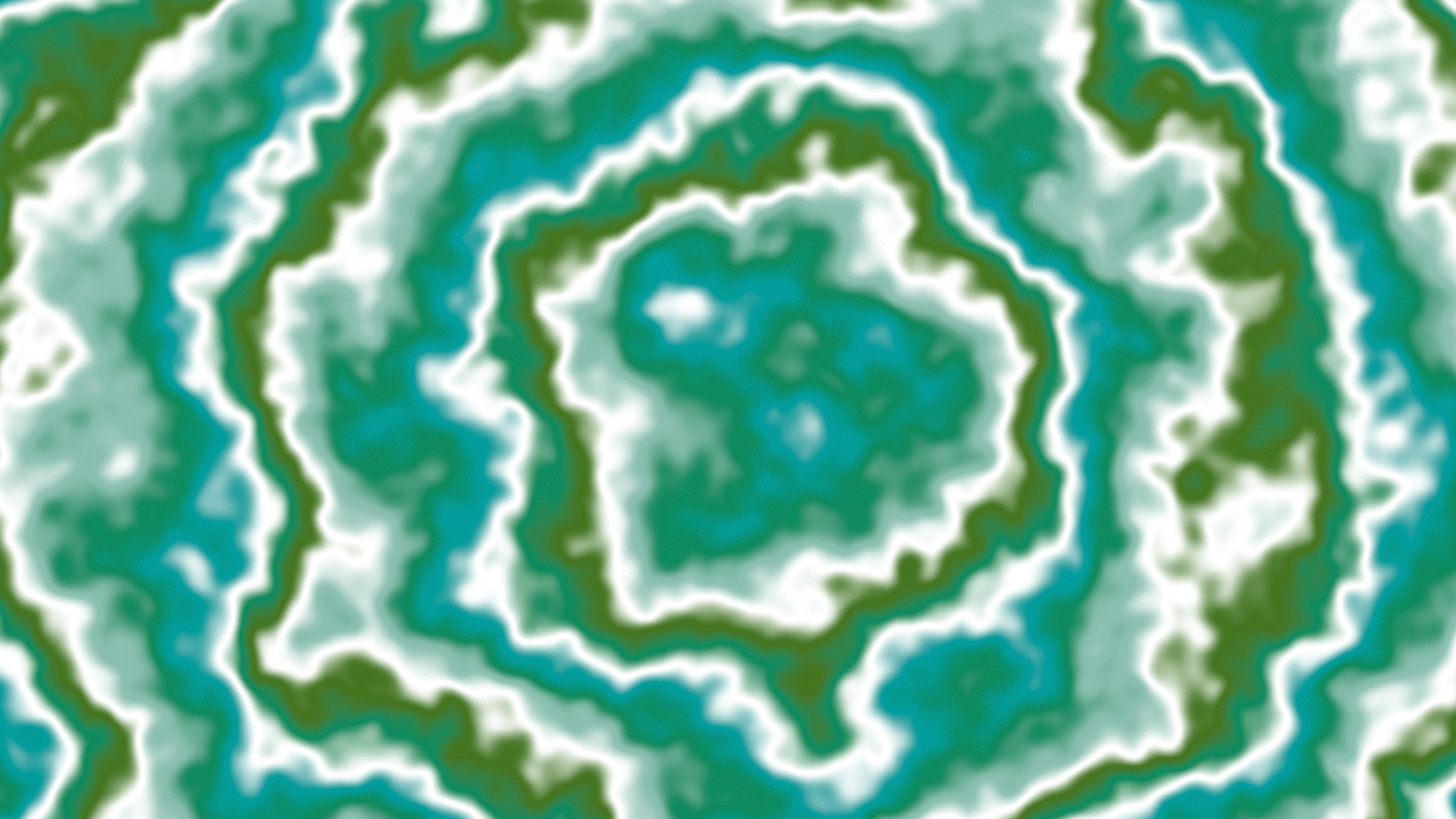 Emerald Bullseye Tie Dye desktop wallpaper in 4K
