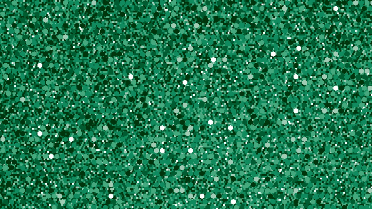 Emerald Chunky Glitter desktop wallpaper in 4K