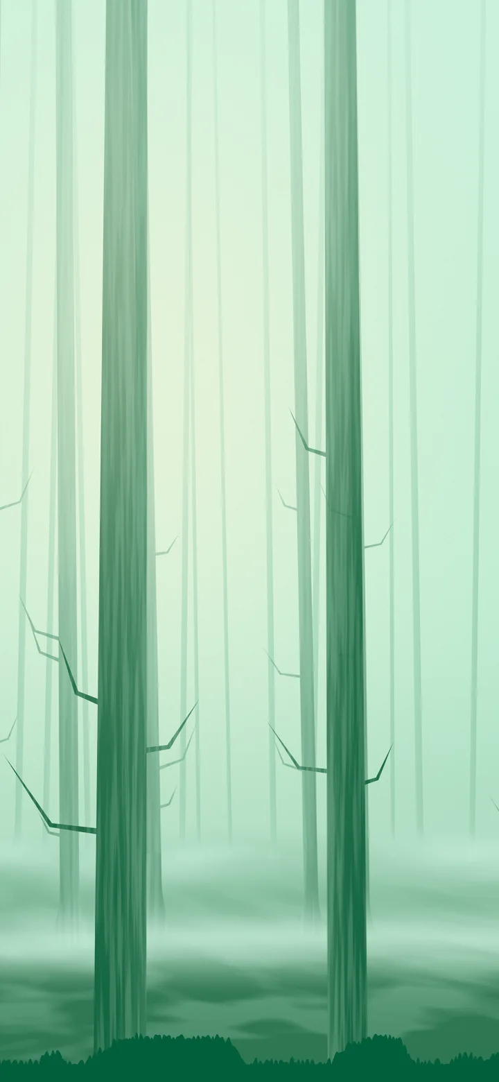 Emerald Forest Trees wallpaper for iPhone and Android