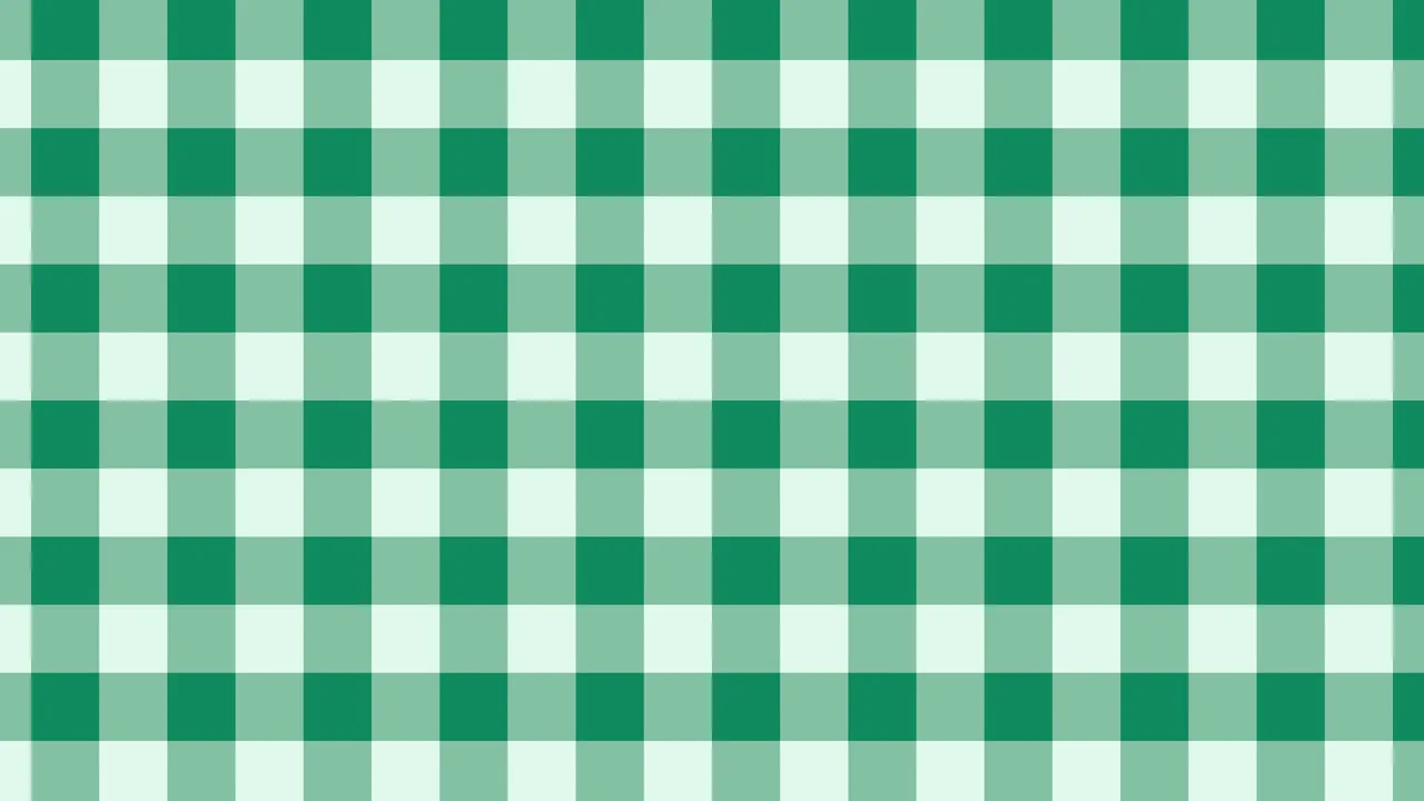 Emerald Gingham desktop wallpaper in 4K