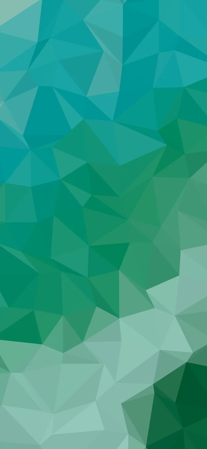 Emerald Low Poly wallpaper for iPhone and Android