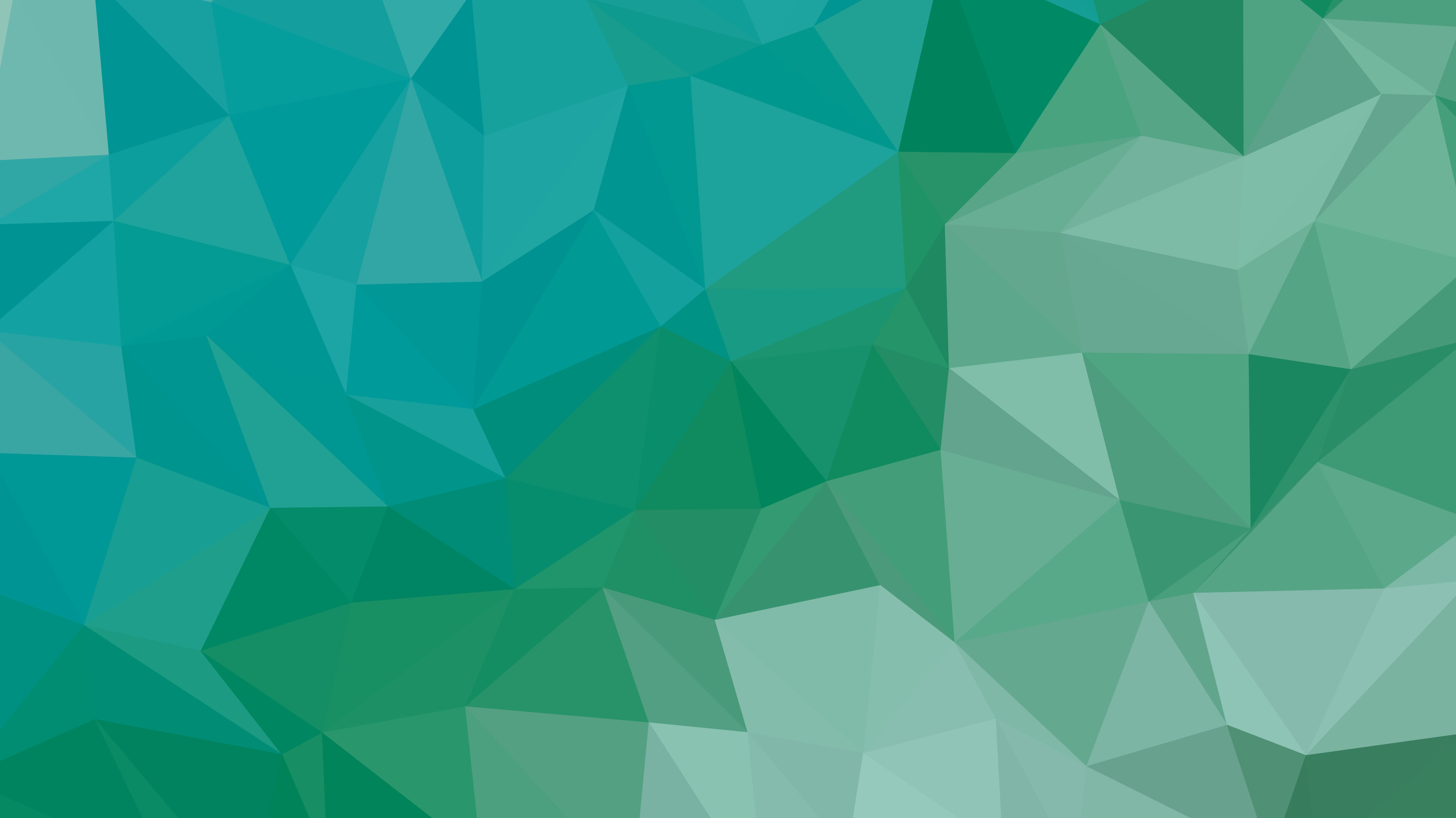 Emerald Low Poly desktop wallpaper in 4K