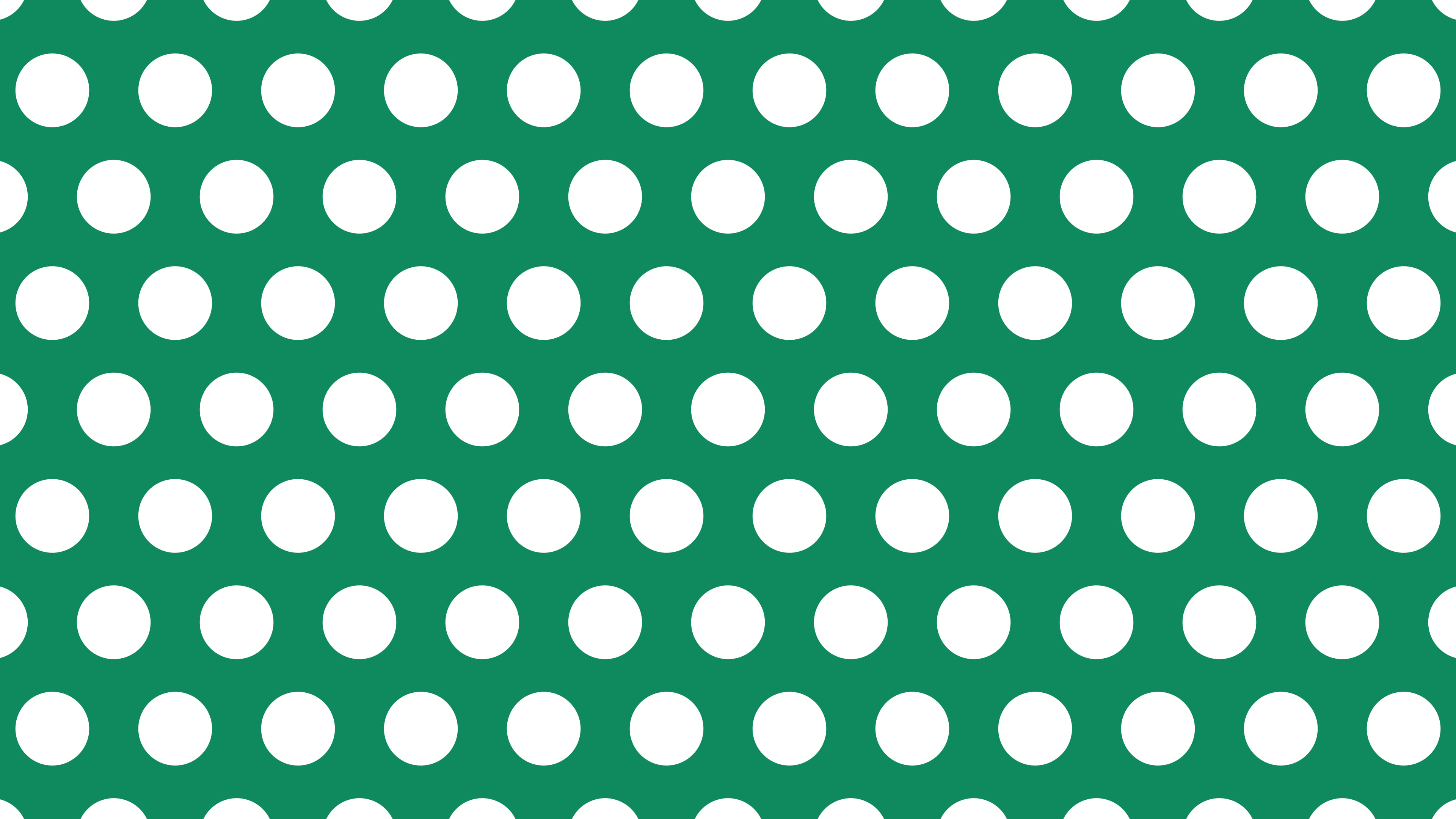 Emerald Polka Dot desktop wallpaper in 4K