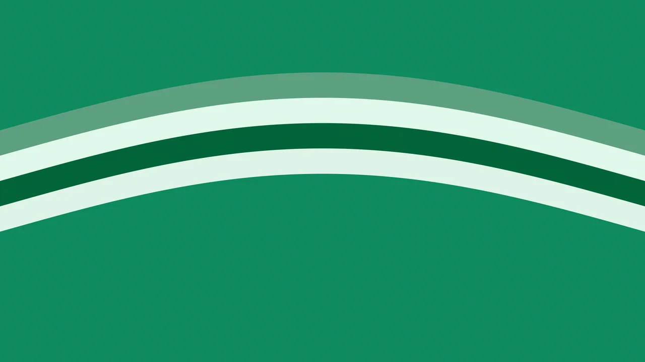 Emerald Retro Stripe desktop wallpaper in 4K