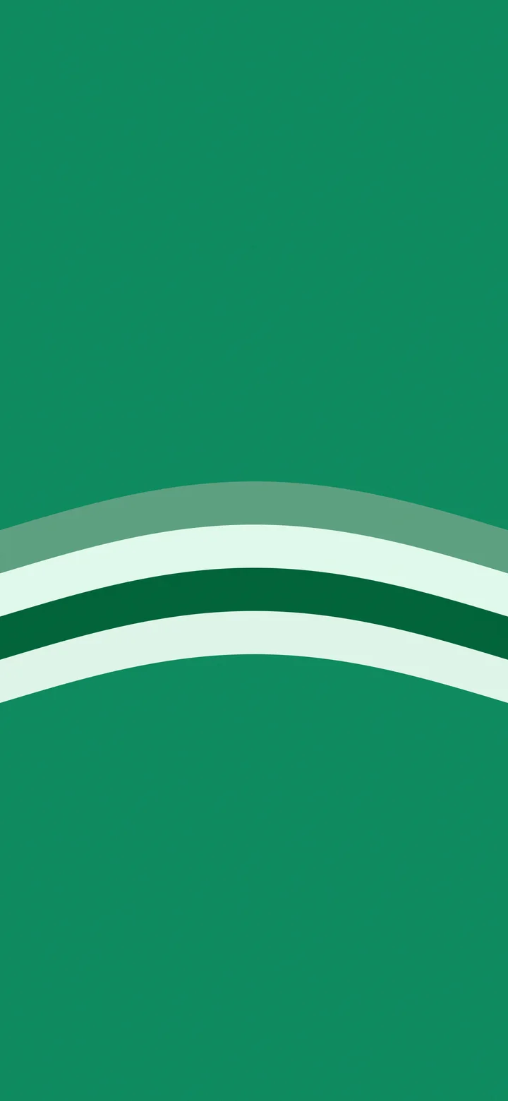 Emerald Retro Stripe wallpaper for iPhone and Android
