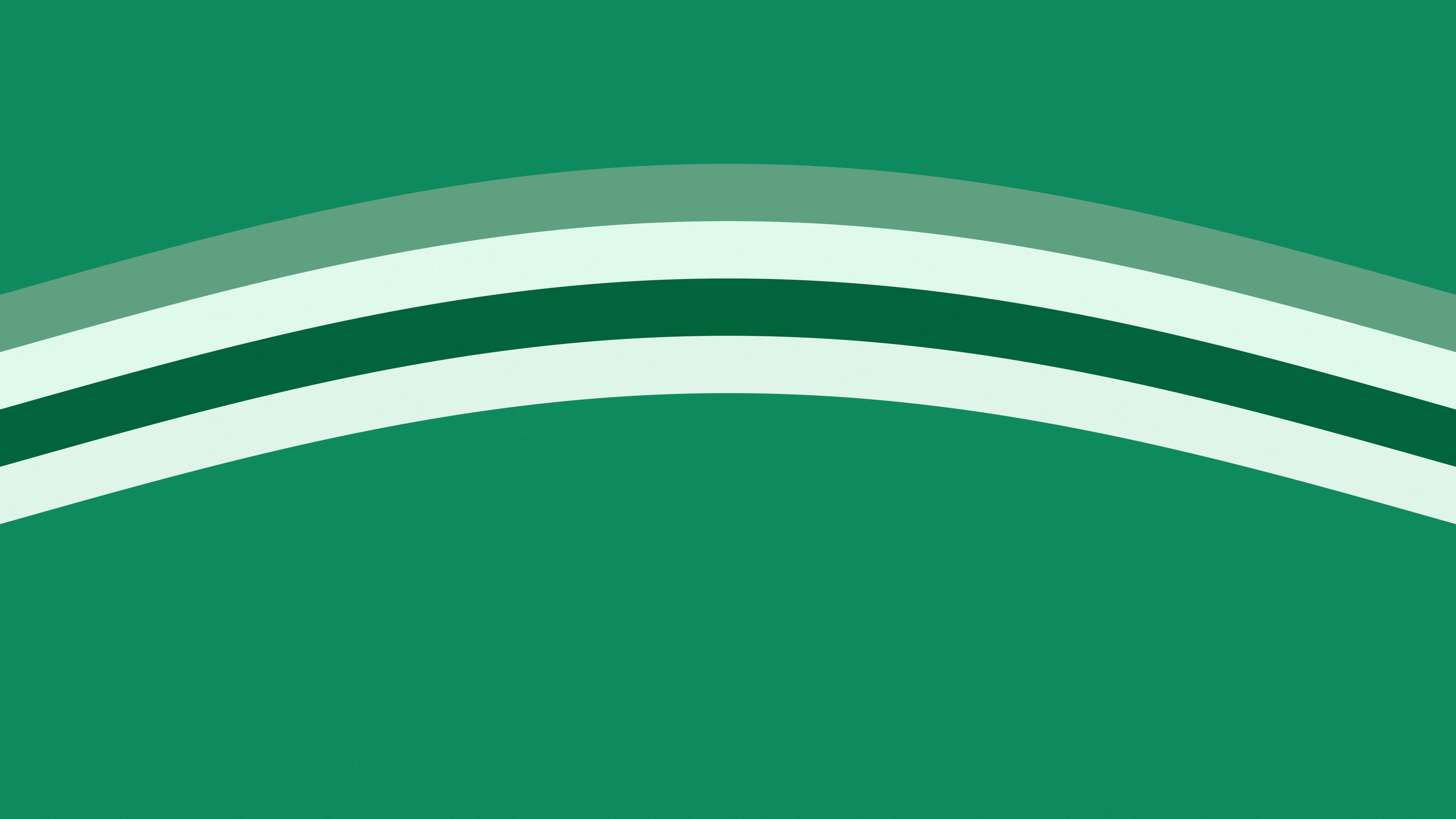 Emerald Retro Stripe desktop wallpaper in 4K