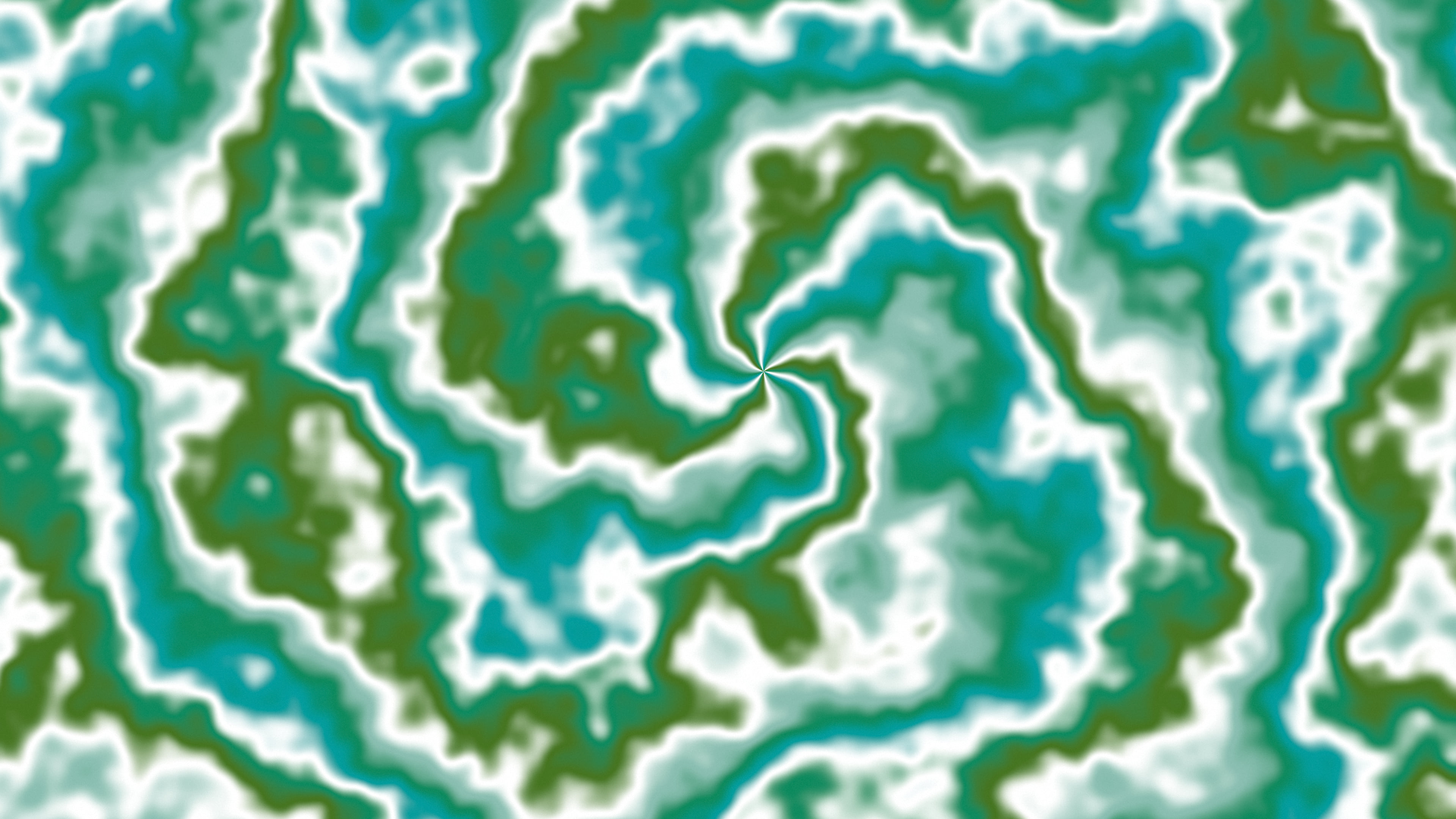 Emerald Spiral Tie Dye desktop wallpaper in 4K