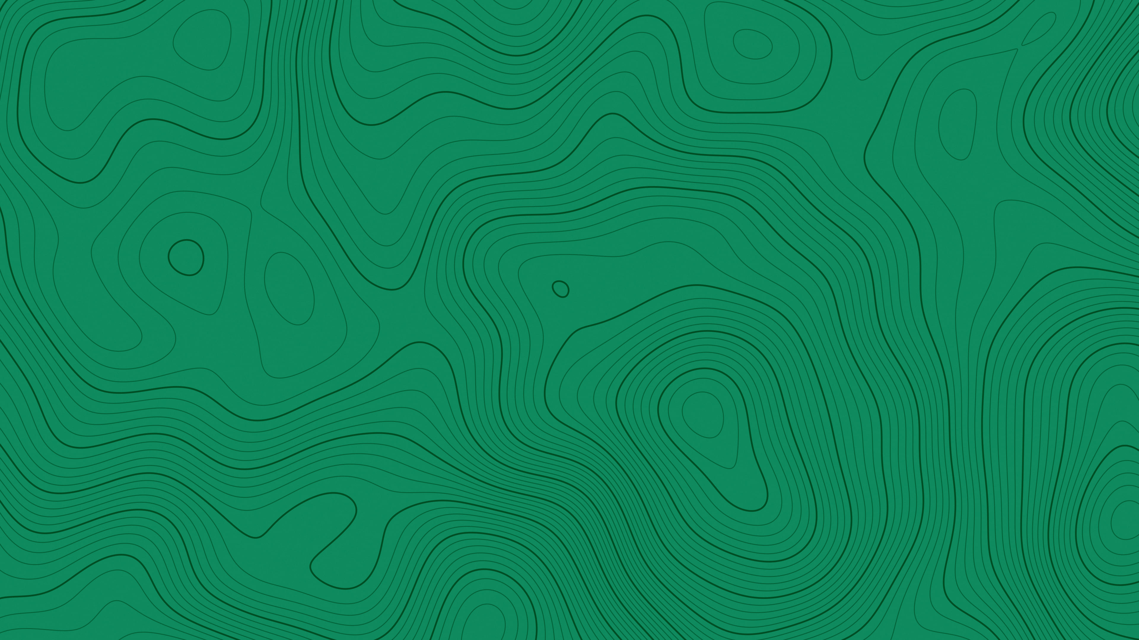 Emerald Topographic Line desktop wallpaper in 4K