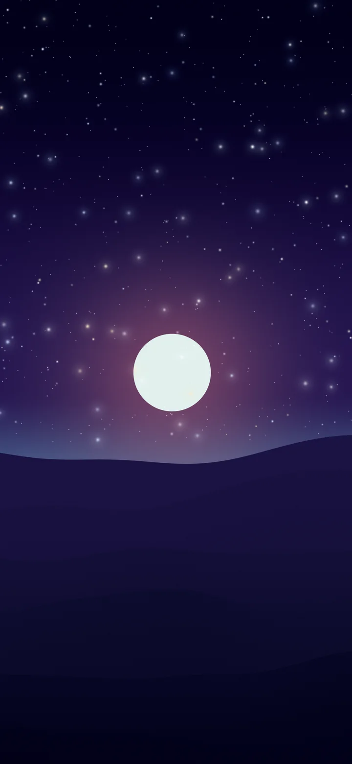 Galaxy Minimalist Desert Dunes wallpaper for iPhone and Android