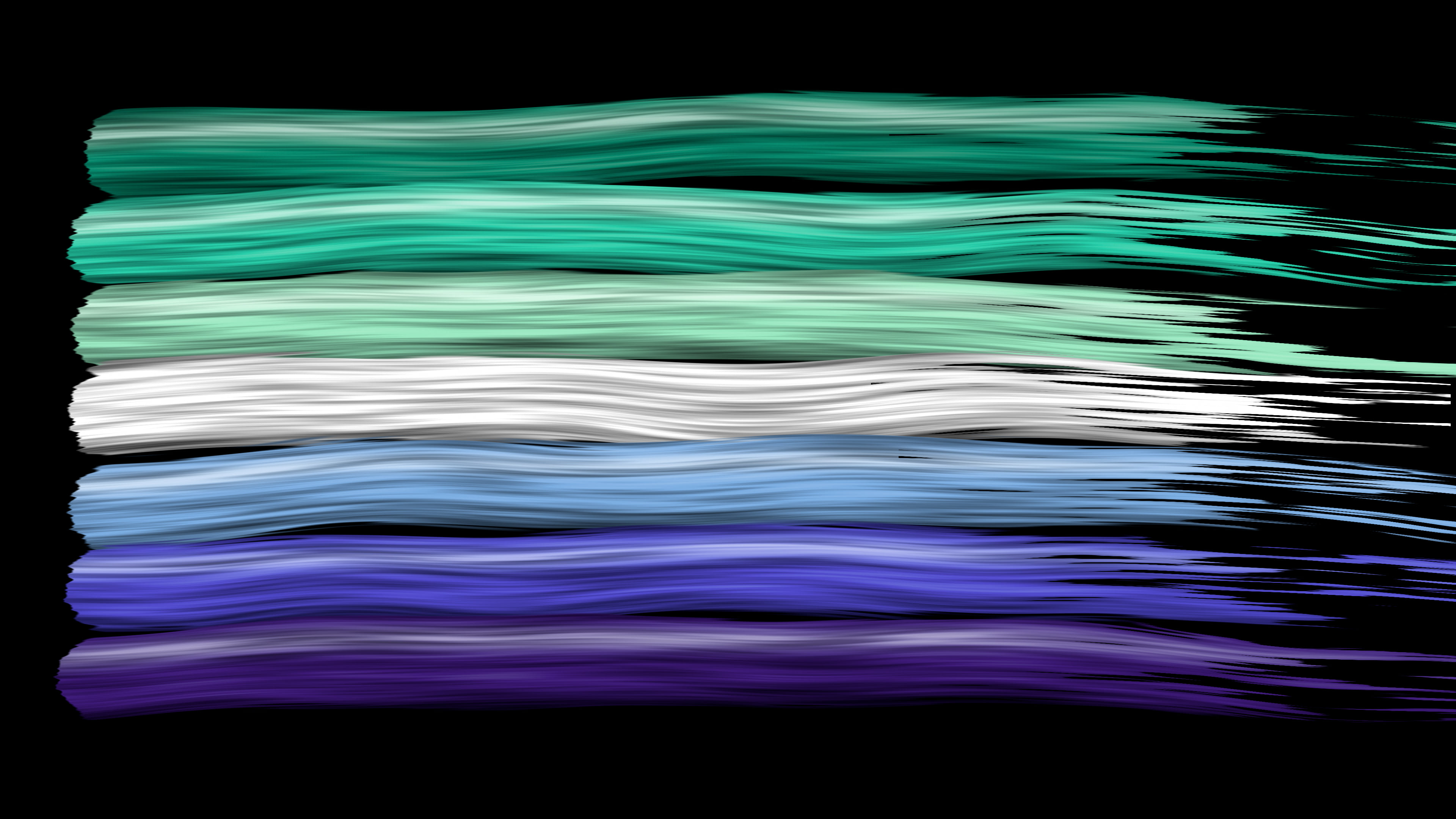 Gay Painted Pride Flag desktop wallpaper in 4K