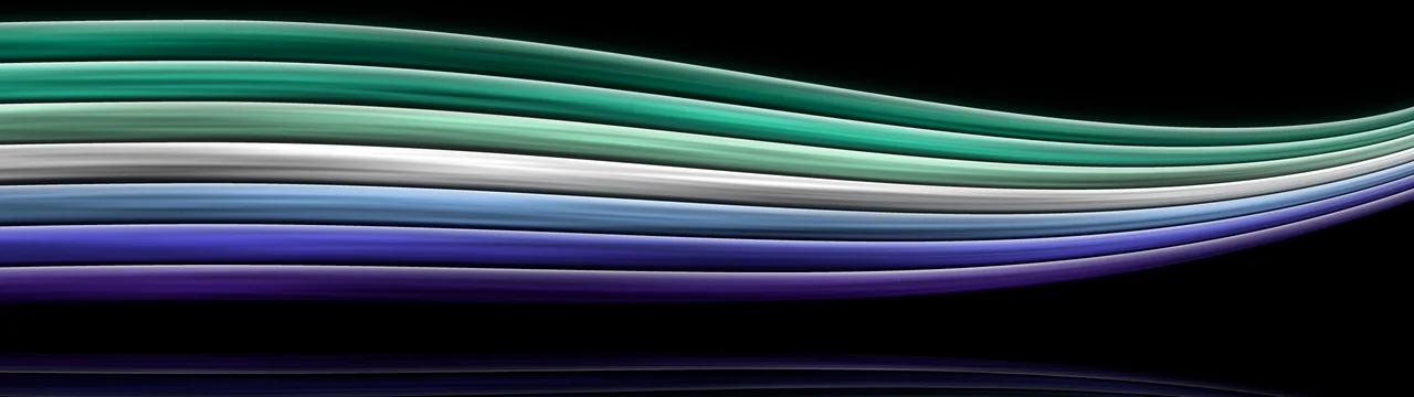 Gay Pride Flag Light Streams dual monitor wallpaper, 7680 × 2160