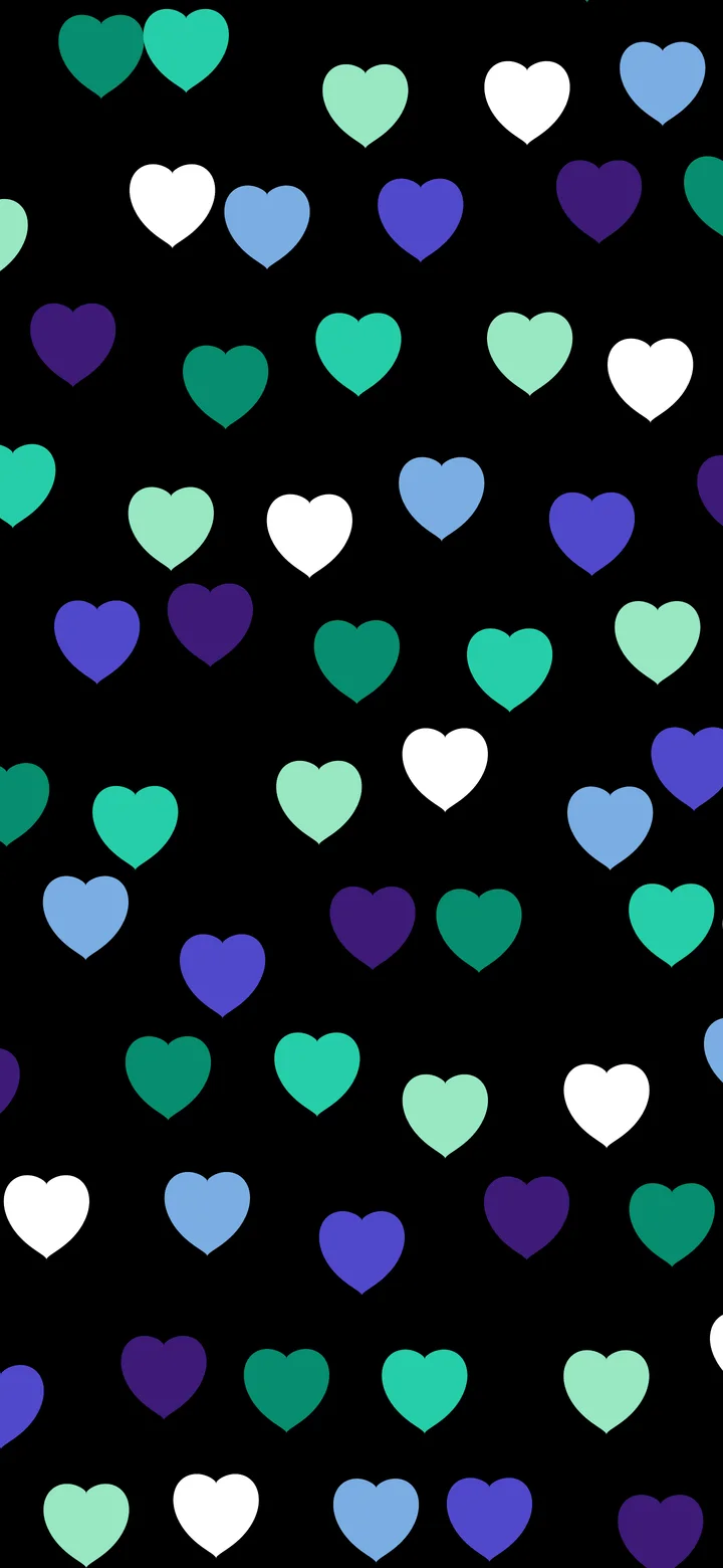 Gay Pride Heart Pattern wallpaper for iPhone and Android