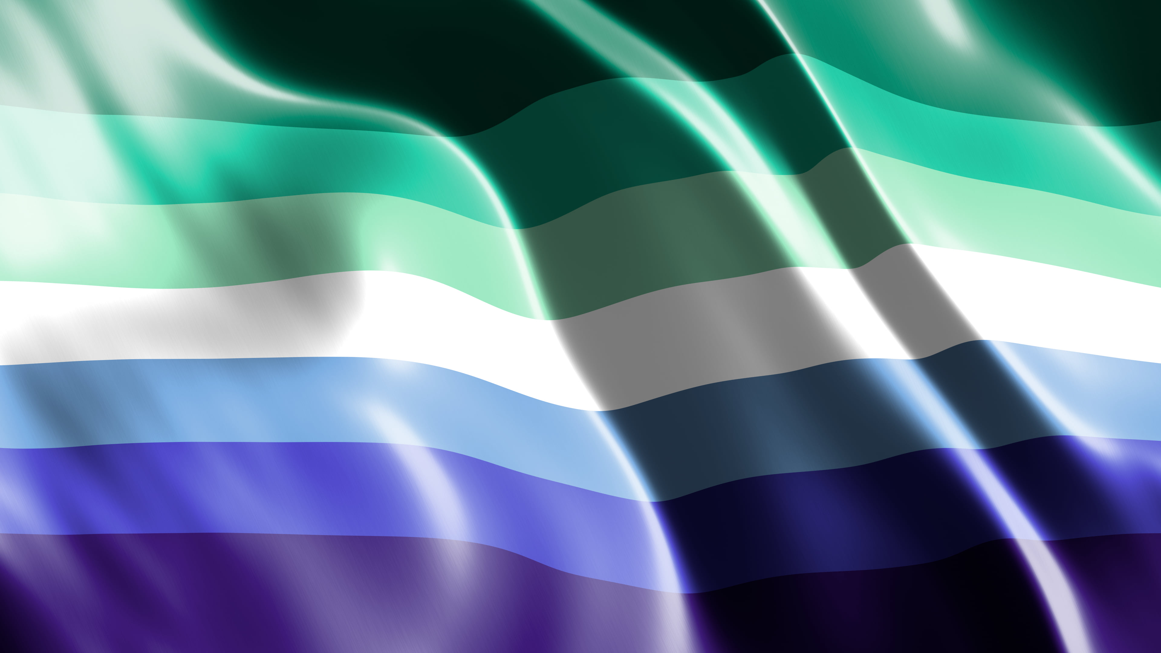 Gay Silk Pride Flag desktop wallpaper in 4K