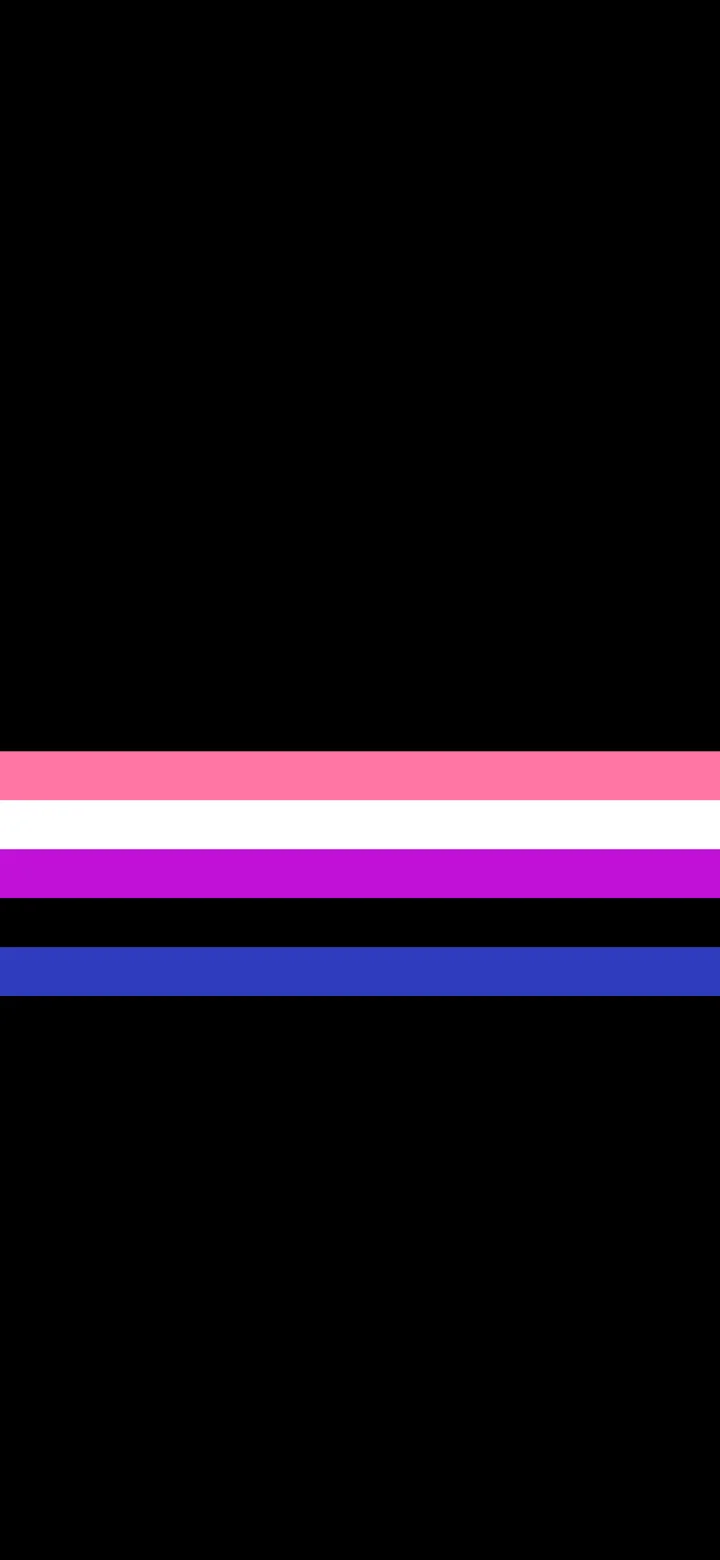 Genderfluid Subtle Pride Stripe wallpaper for iPhone and Android