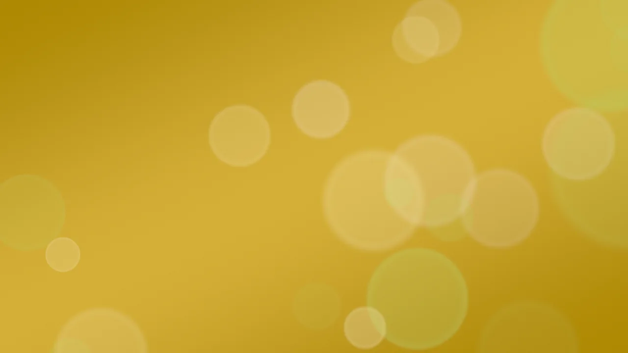 Gold Bokeh Lights desktop wallpaper in 4K
