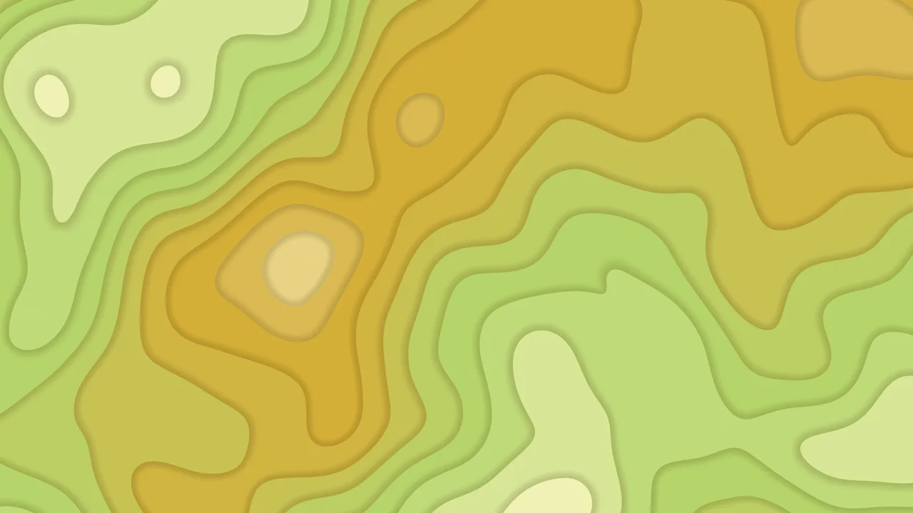 Gold Layered Topographic desktop wallpaper in 4K