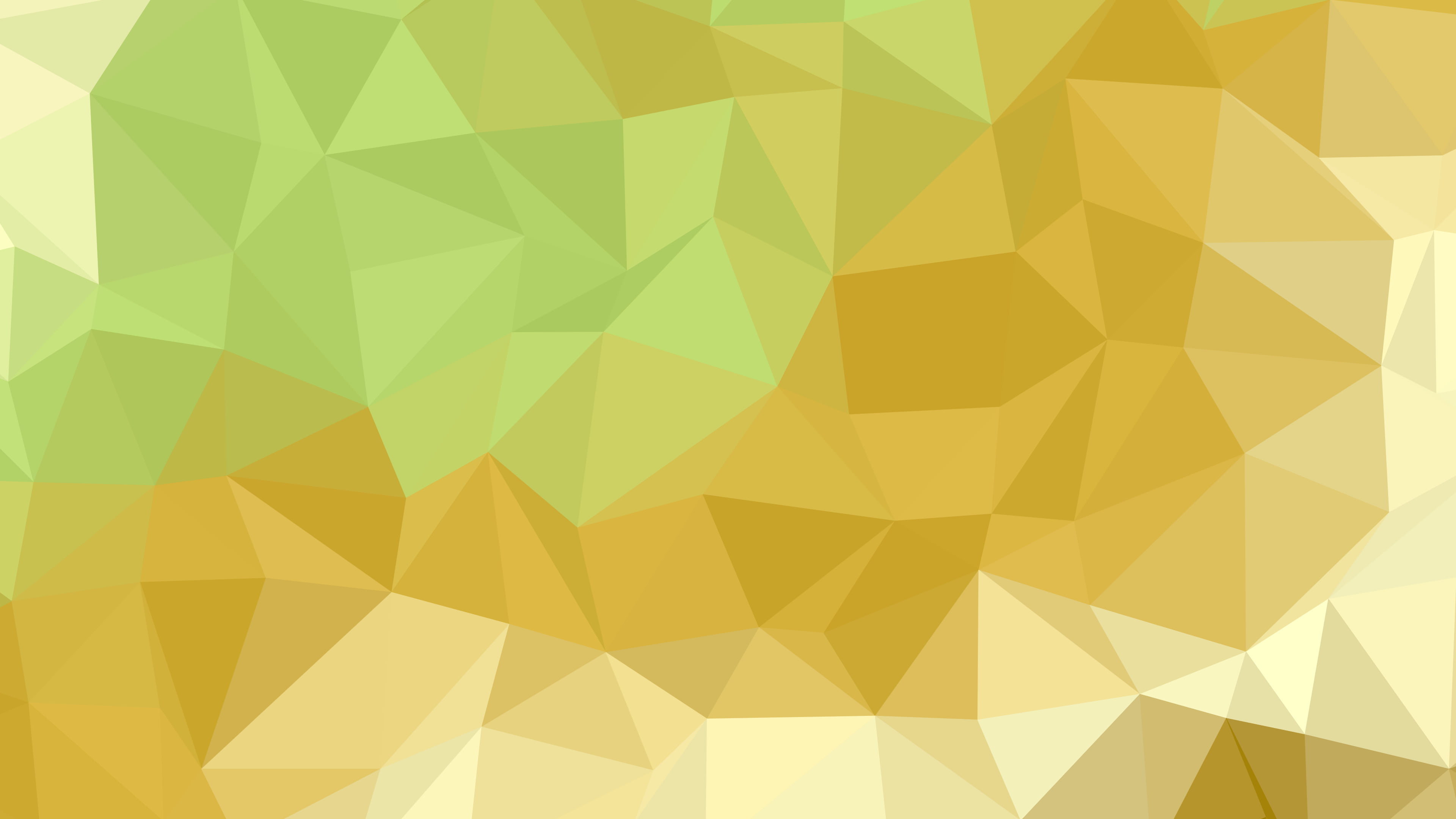 Gold Low Poly desktop wallpaper in 4K