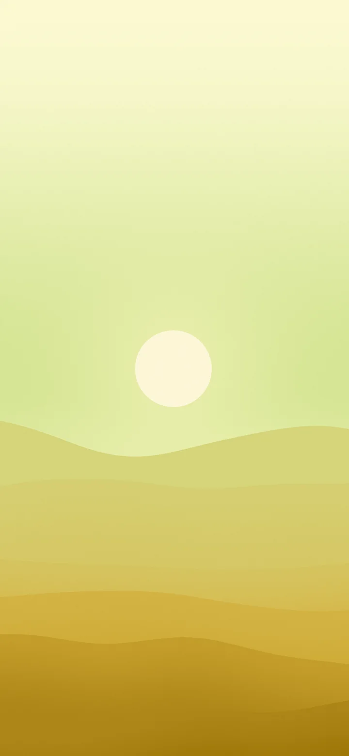 Gold Minimalist Desert Dunes wallpaper for iPhone and Android