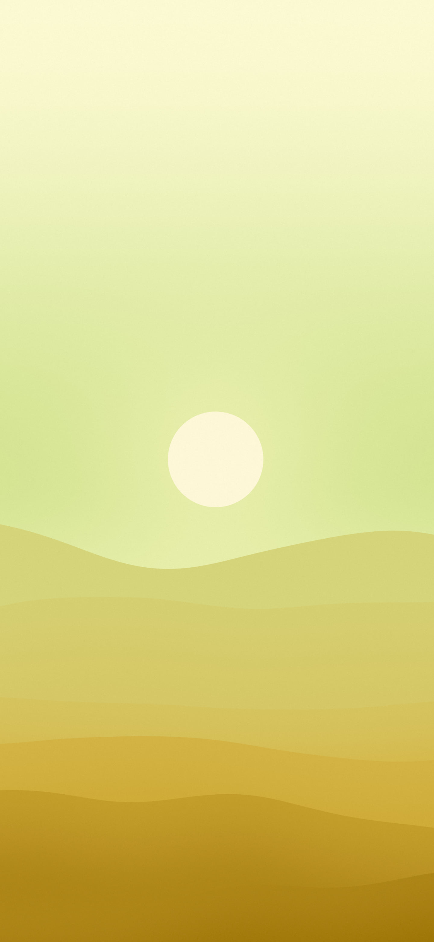 Gold Minimalist Desert Dunes wallpaper for iPhone and Android