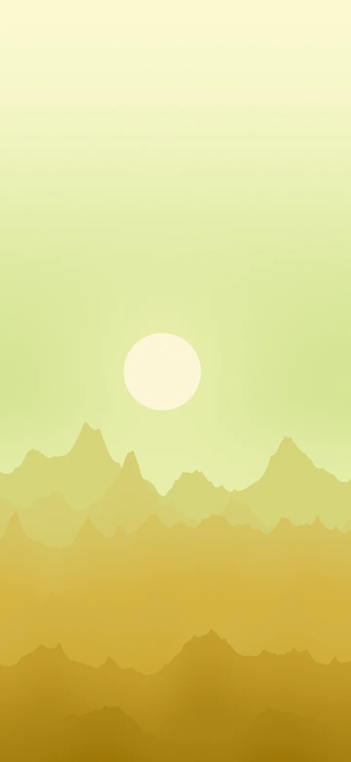 Gold Minimalist Mountain Landscape wallpaper for iPhone and Android