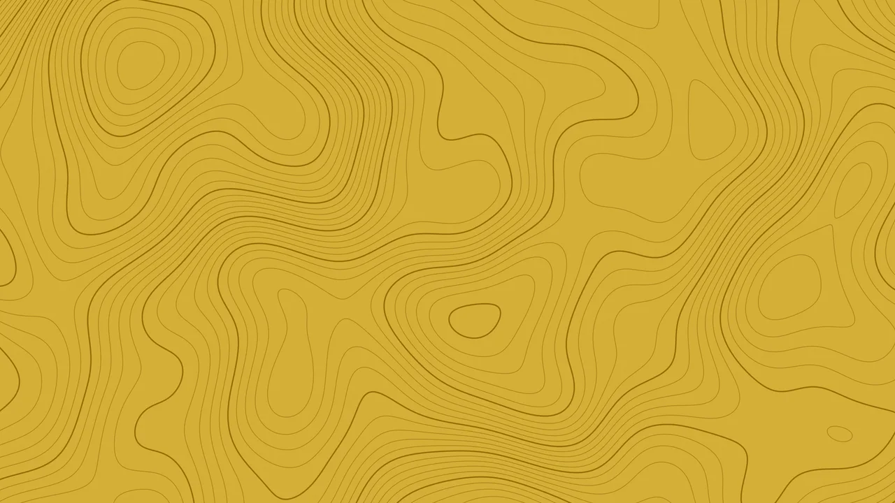 Gold Topographic Line desktop wallpaper in 4K