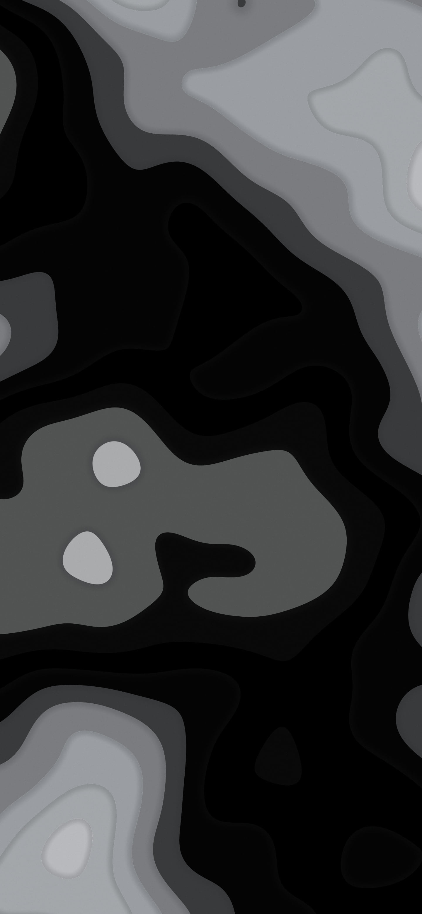 Gray and Black Layered Topographic wallpaper for iPhone and Android