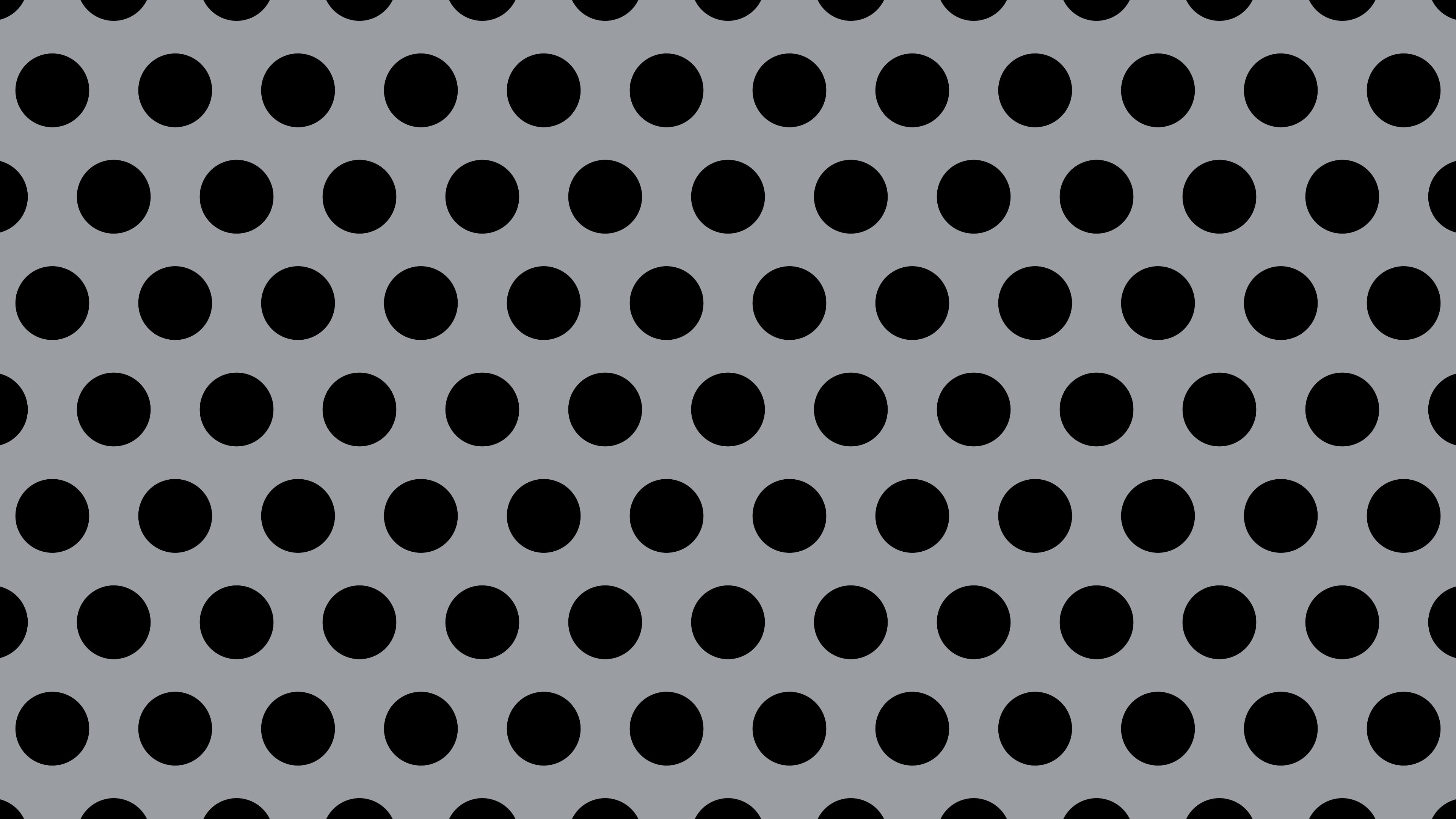Gray and Black Polka Dot desktop wallpaper in 4K