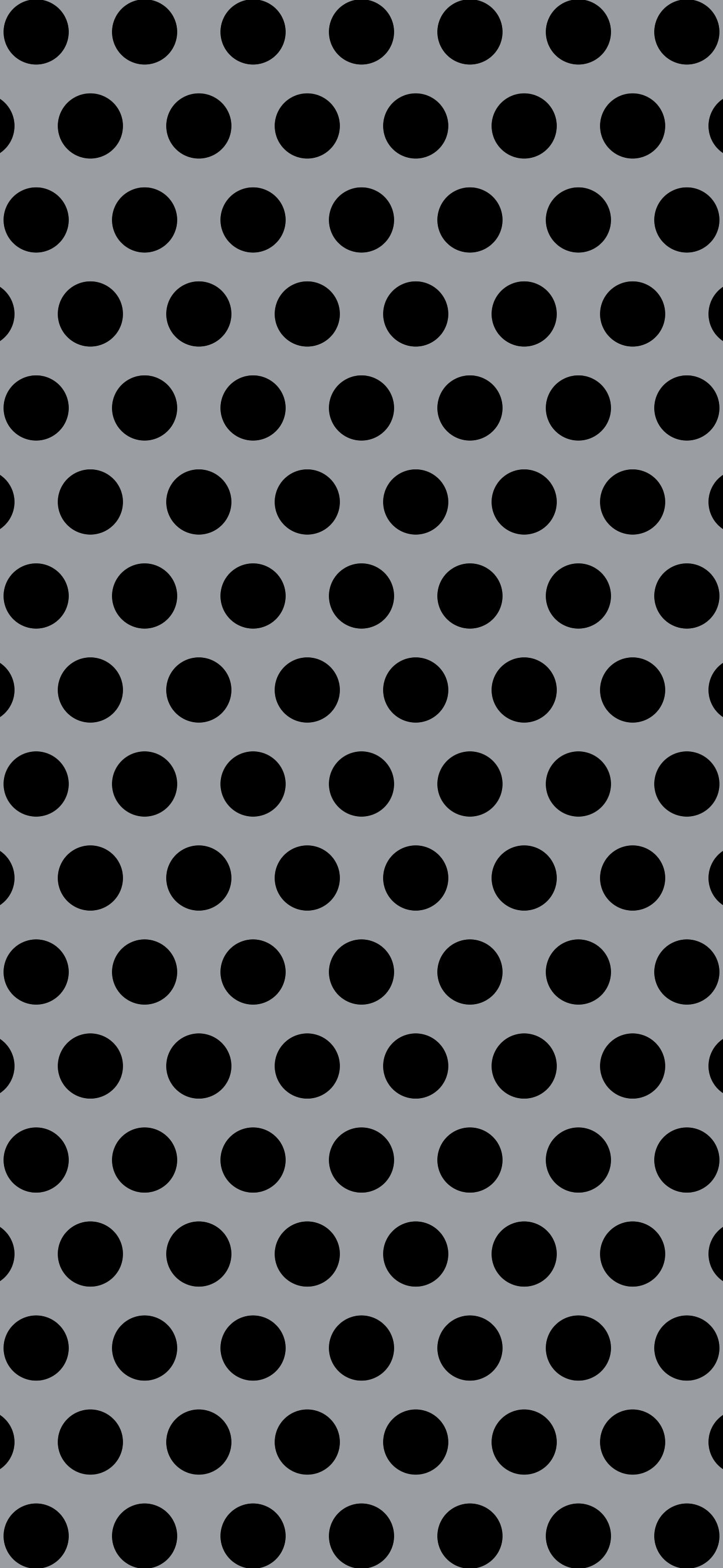 Gray and Black Polka Dot wallpaper for iPhone and Android