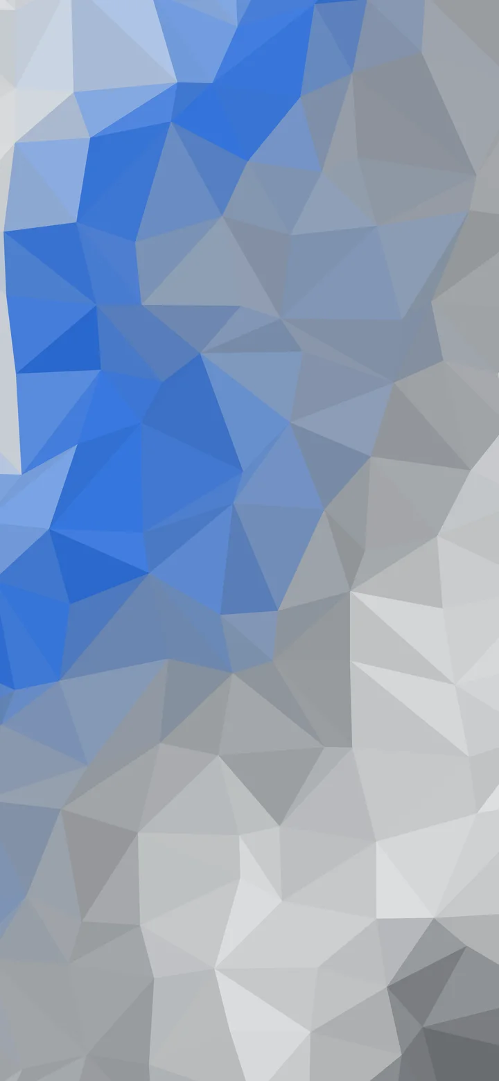 Gray and Blue Low Poly wallpaper for iPhone and Android
