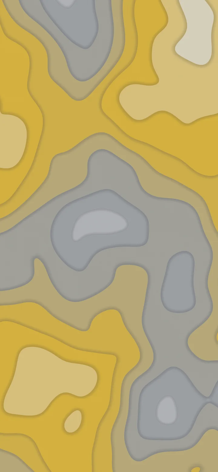 Gray and Gold Layered Topographic wallpaper for iPhone and Android